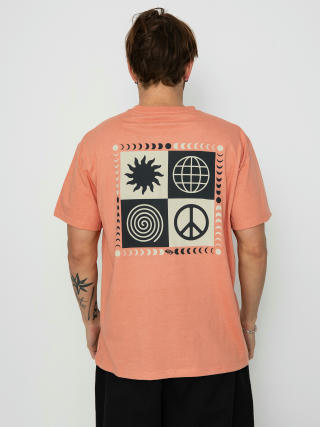 Футболка Quiksilver Peace Phase Tee (canyon clay)