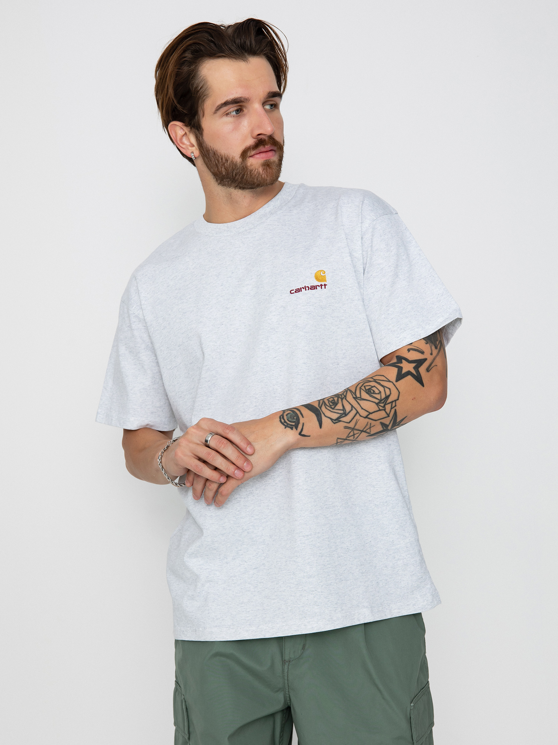 u0424u0443u0442u0431u043eu043bu043au0430 Carhartt WIP American Script (ash heather)