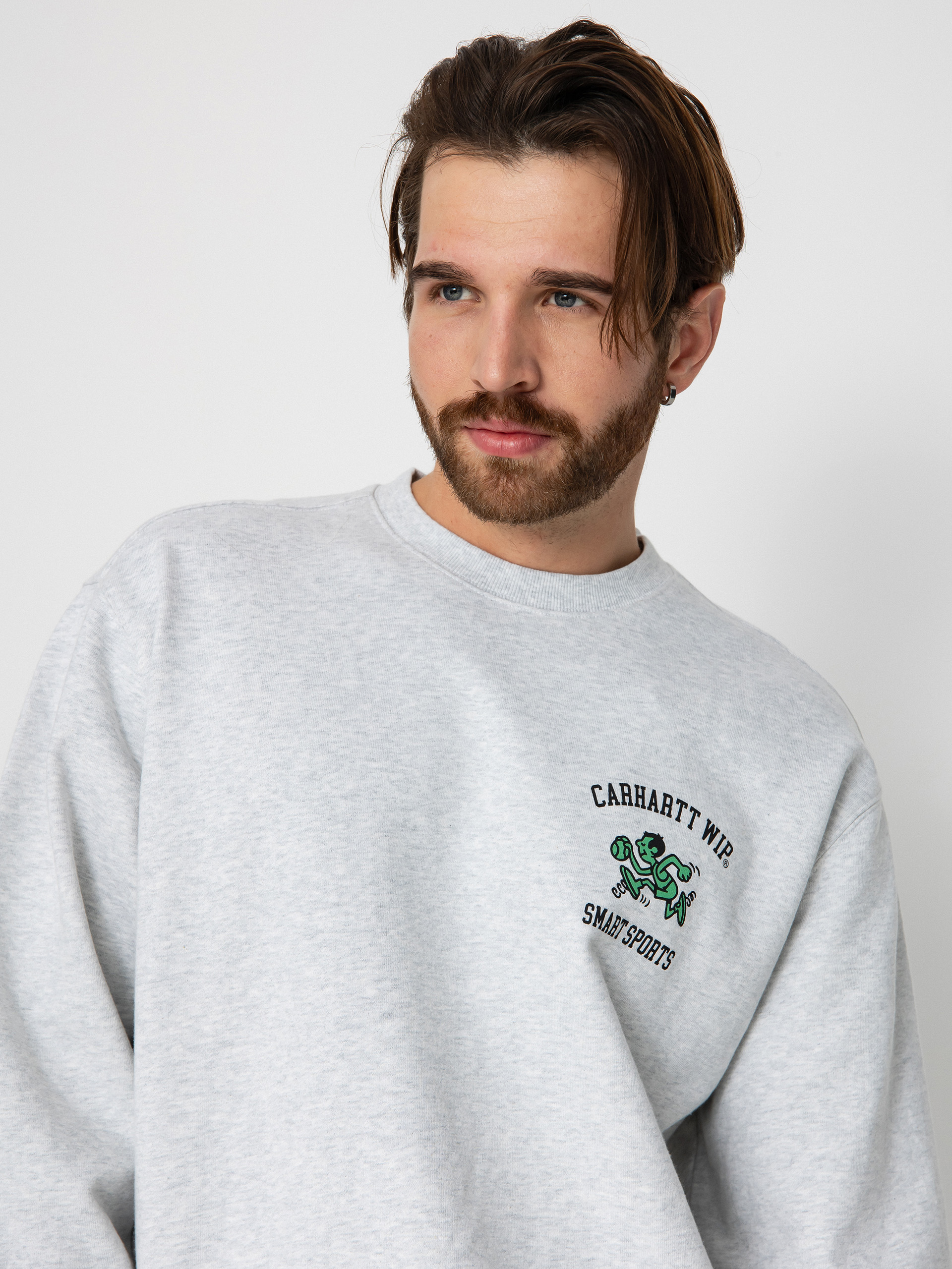 Світшот Carhartt WIP Smart Sports (ash heather)