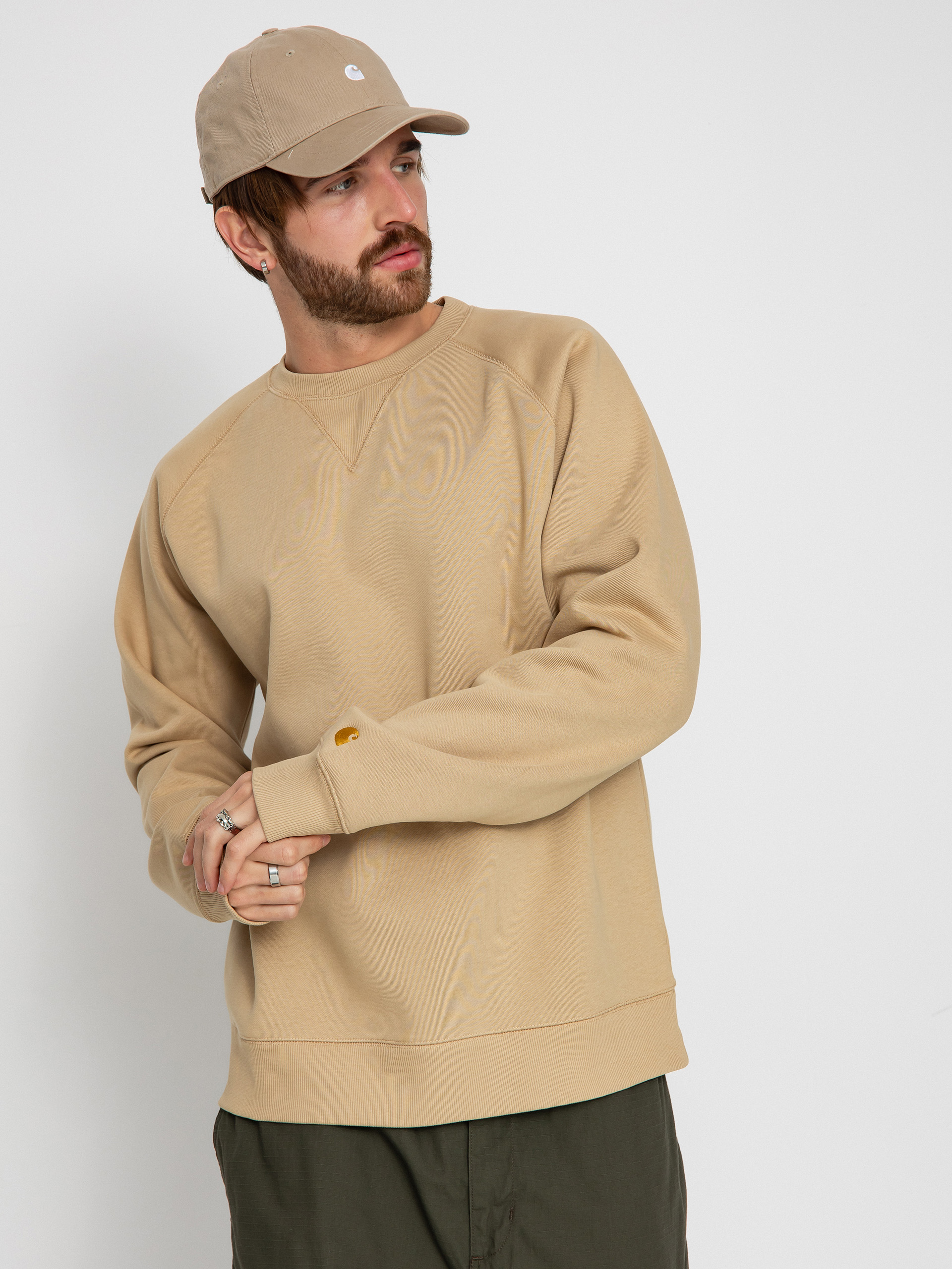 Світшот Carhartt WIP Chase (sable/gold)