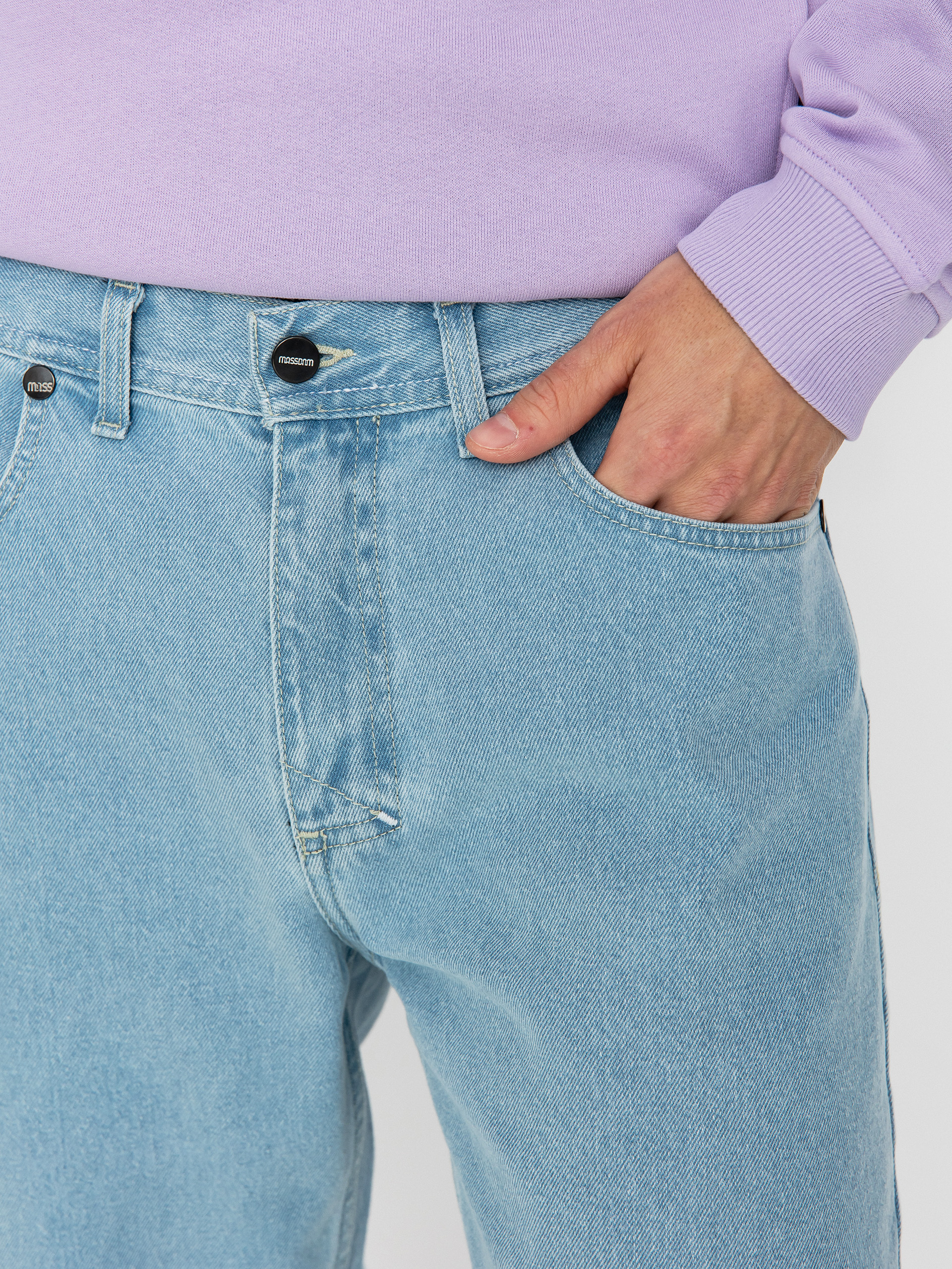 Штани MassDnm Jeans Box (light blue)