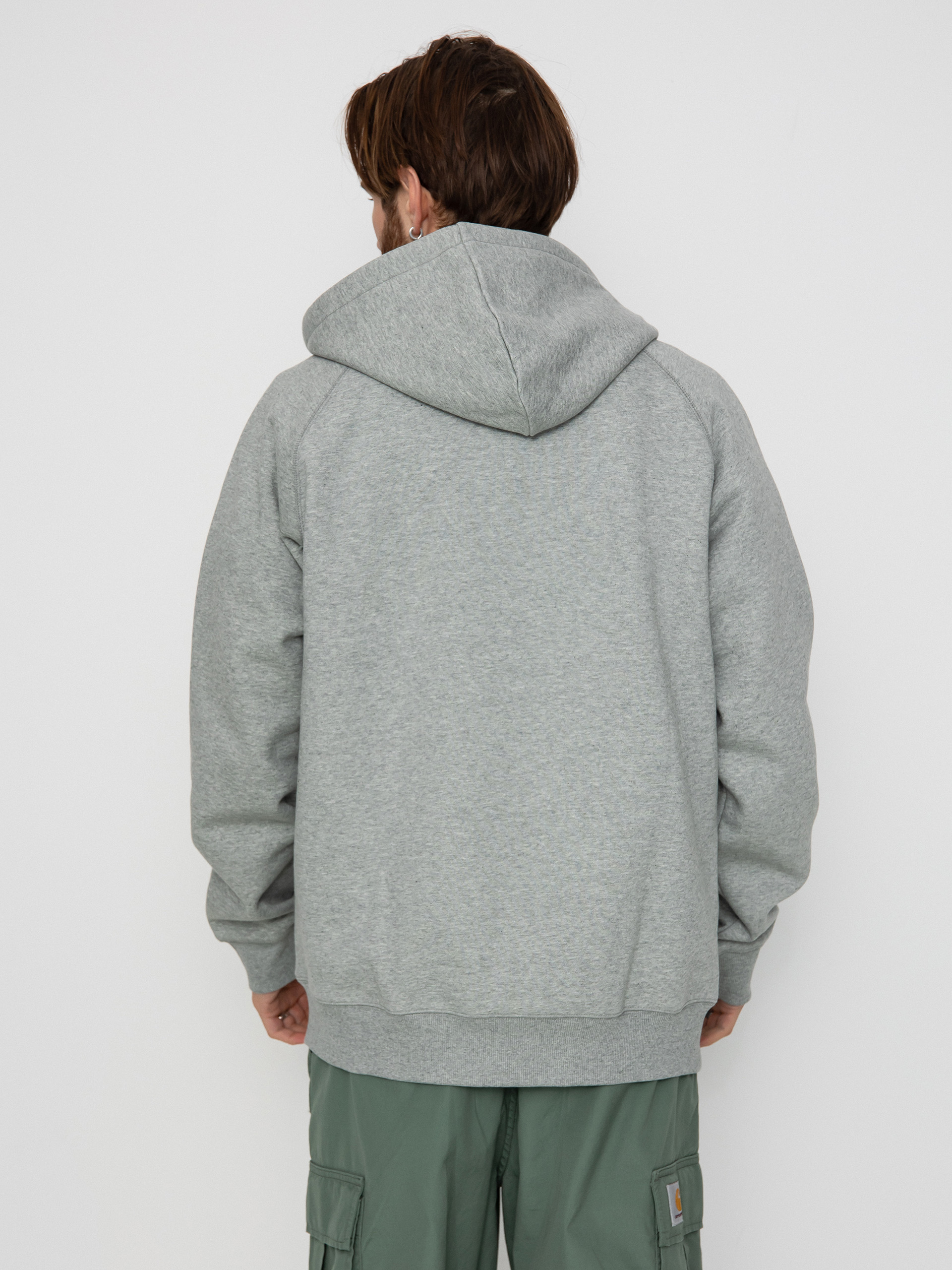 Худі Carhartt WIP Chase ZHD (grey heather/gold)