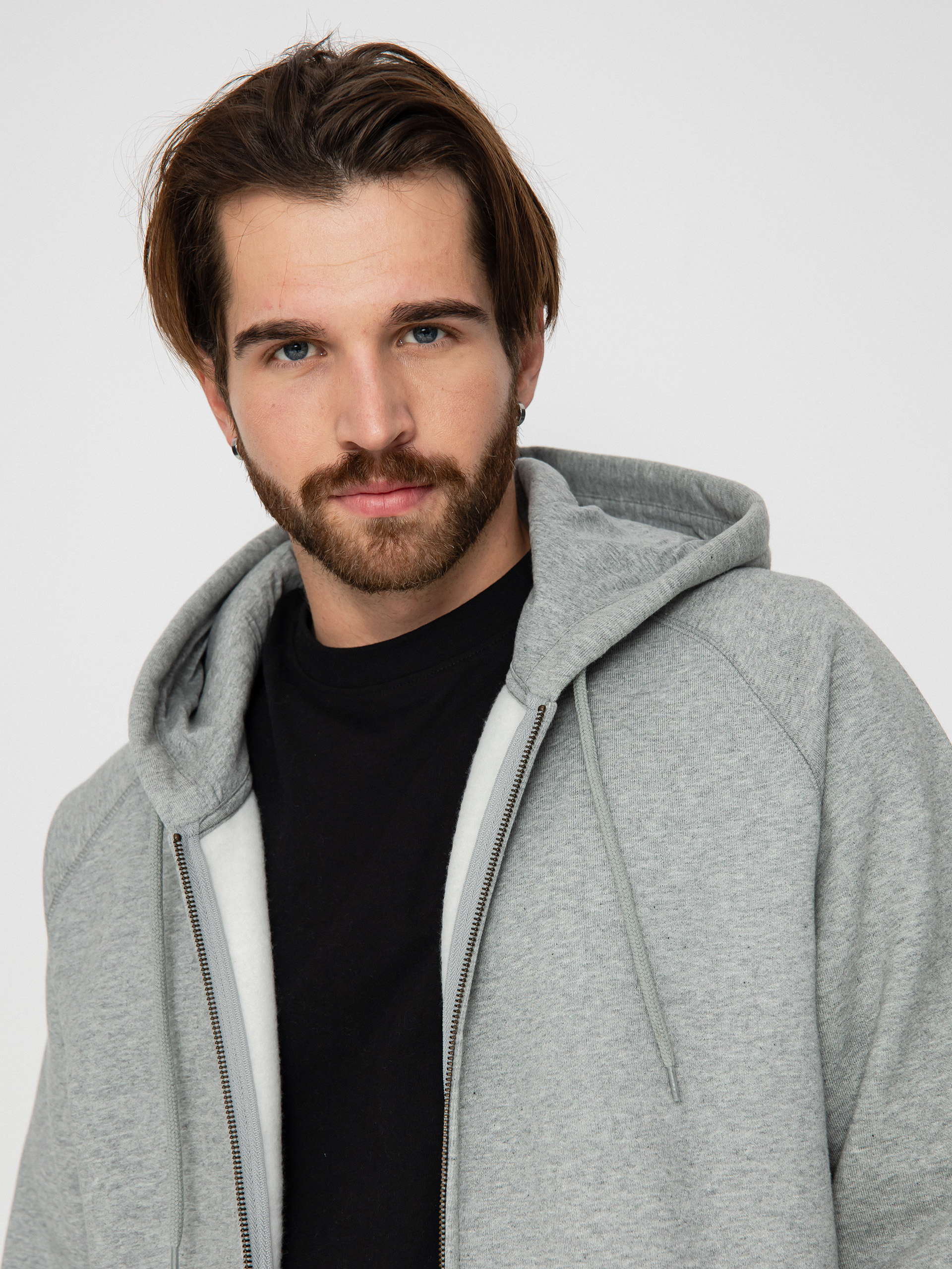 Худі Carhartt WIP Chase ZHD (grey heather/gold)