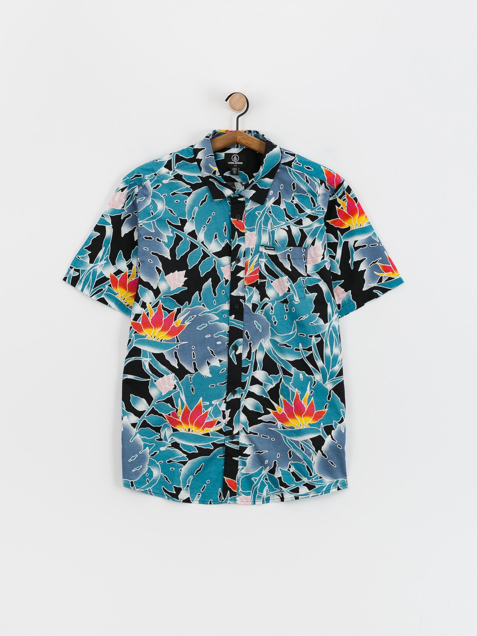 Сорочка Volcom Leaf Pit Floral (black)