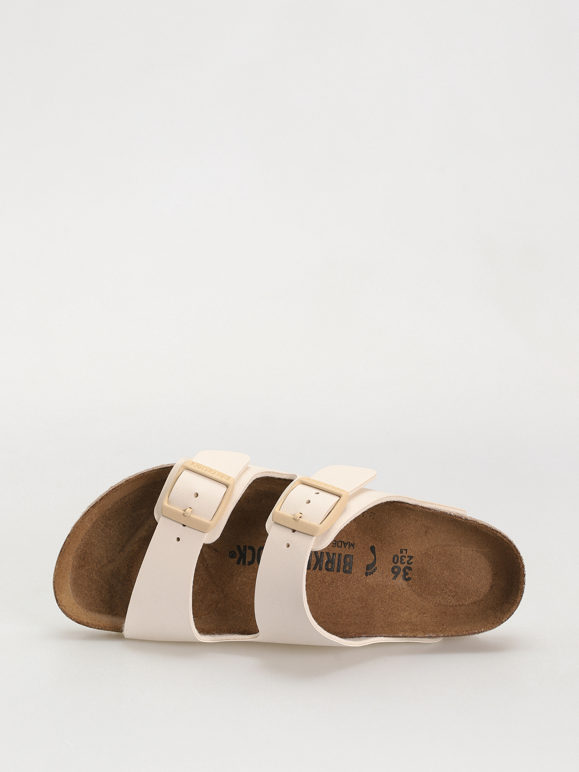Шльопанці Birkenstock Arizona Birko Flor Narrow Wmn (eggshell)