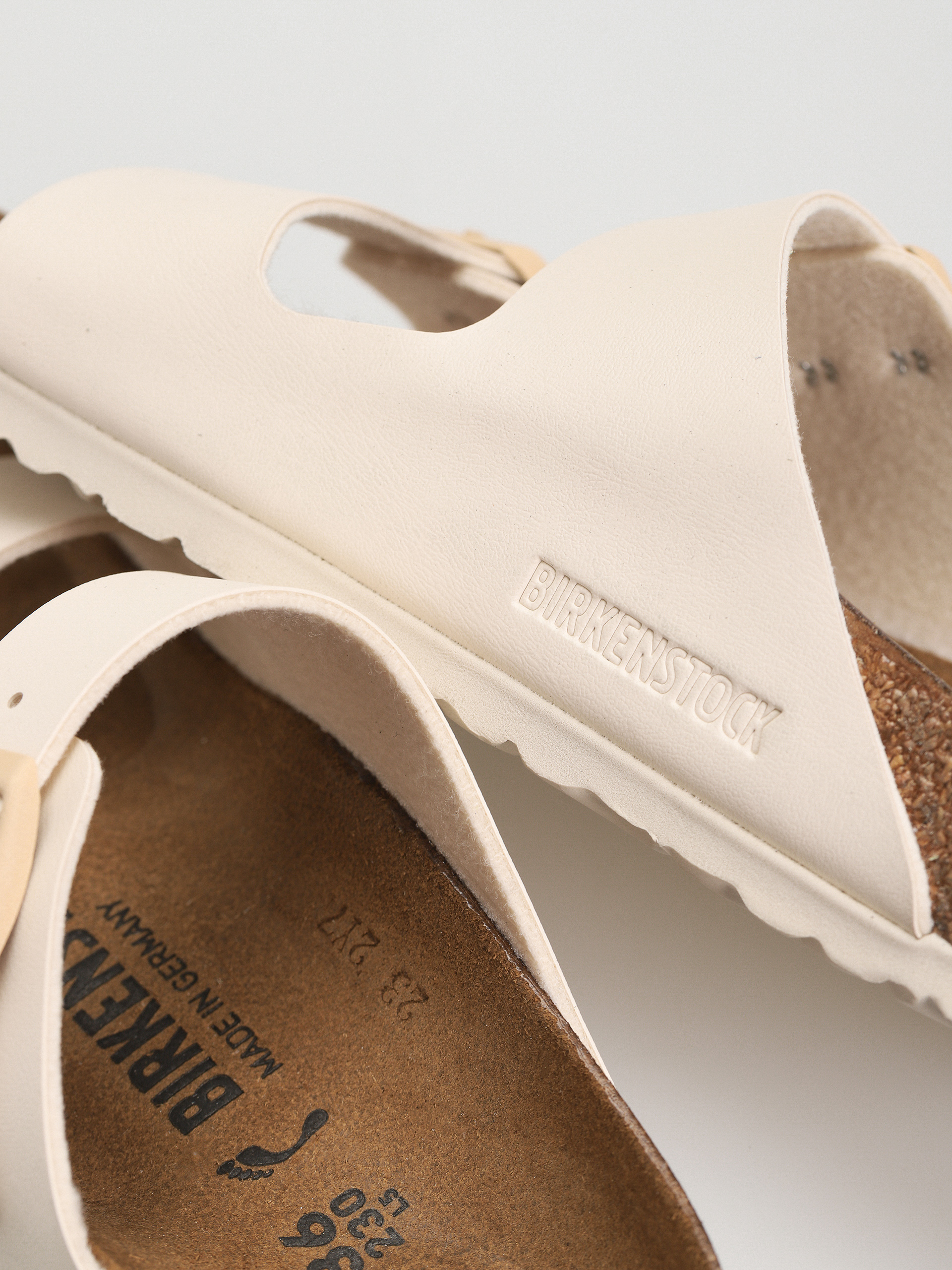 Шльопанці Birkenstock Arizona Birko Flor Narrow Wmn (eggshell)