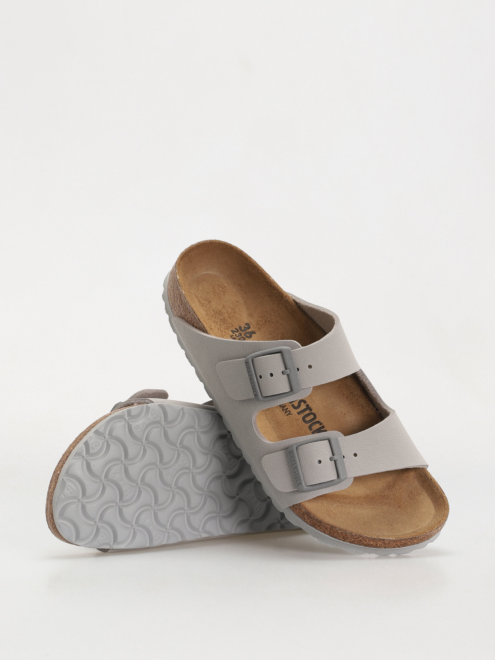 Шльопанці Birkenstock Arizona Birko Flor Narrow Wmn (stone coin)