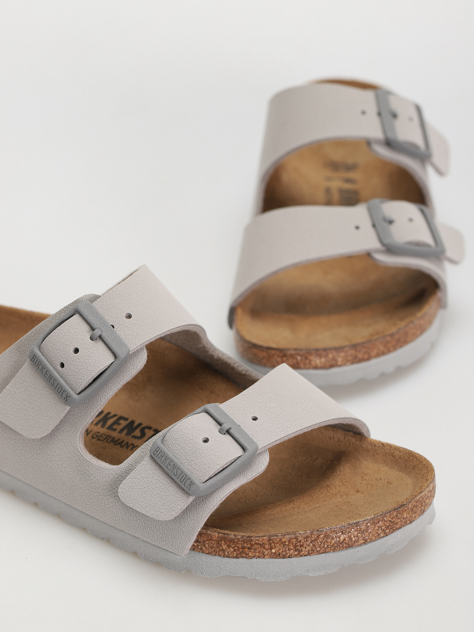 Шльопанці Birkenstock Arizona Birko Flor Narrow Wmn (stone coin)