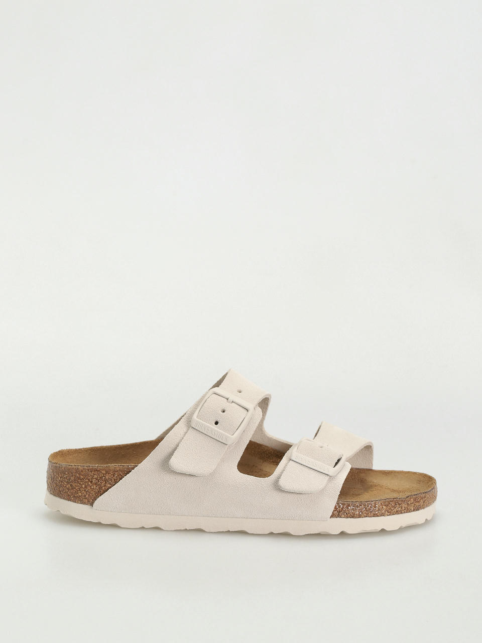 Шльопанці Birkenstock Arizona Suede Leather Narrow Wmn (antique white)