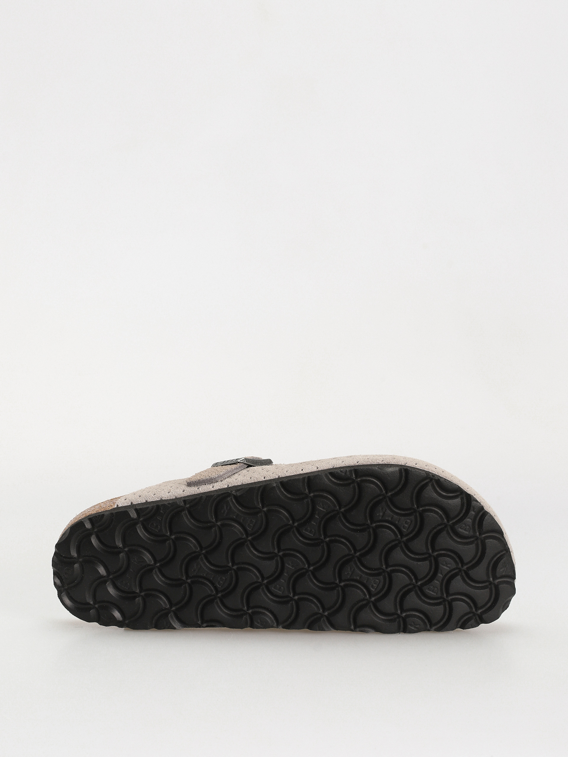 Шльопанці Birkenstock Boston Suede Embossed Narrow Wmn (emboss dots stone coin)