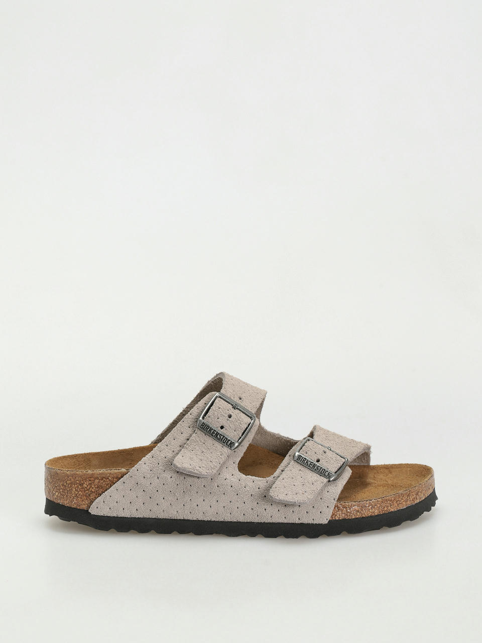 Шльопанці Birkenstock Arizona Suede Embossed Narrow Wmn (emboss dots stone coin)