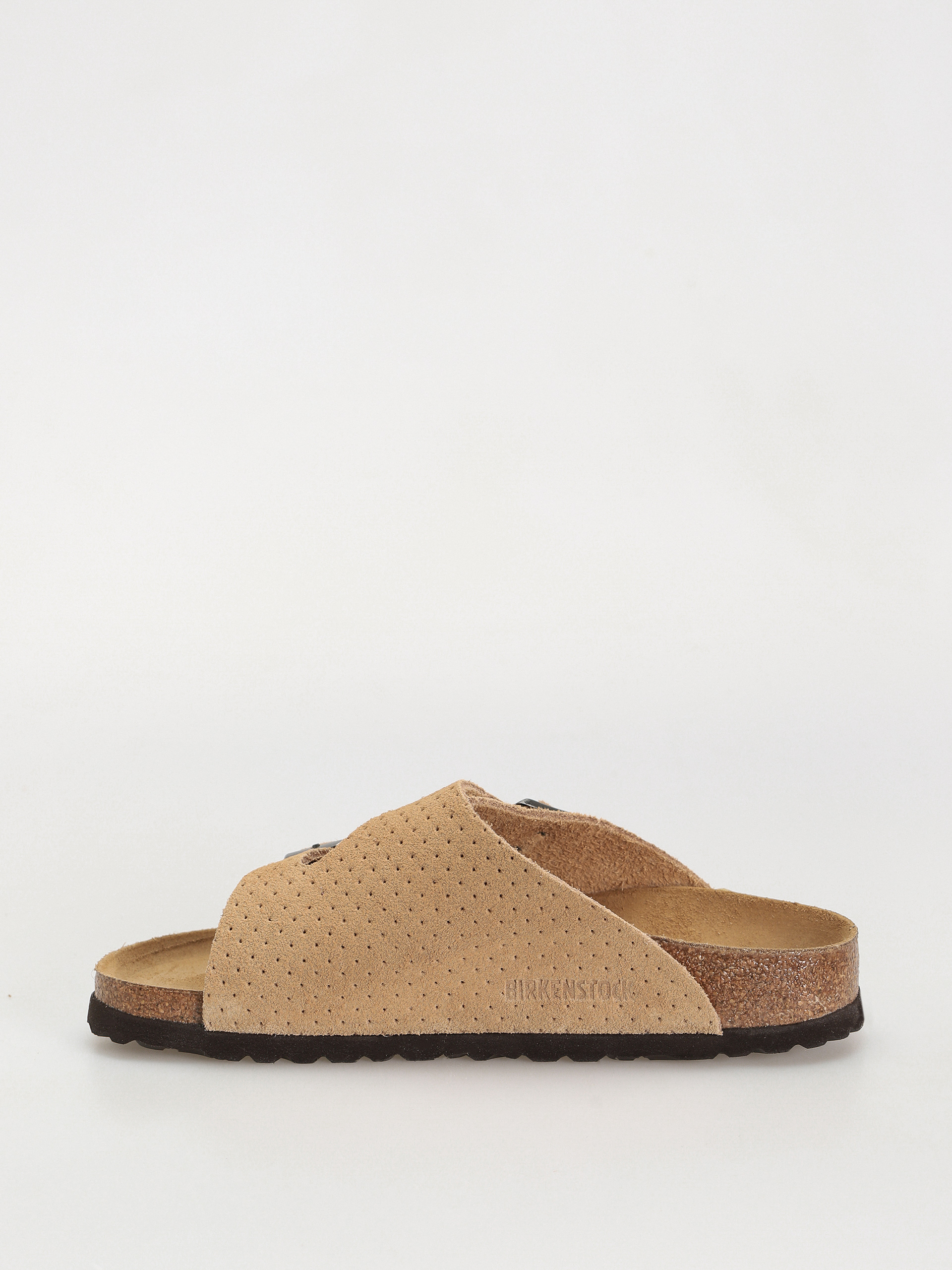 Шльопанці Birkenstock Zurich Suede Embossed Narrow Wmn (emboss dots new beige)