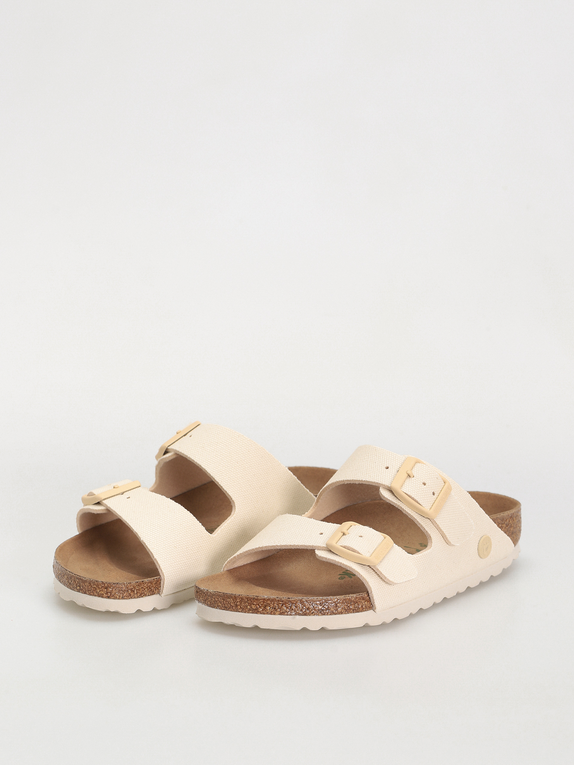 Шльопанці Birkenstock Arizona Vegan Narrow Wmn (eggshell)