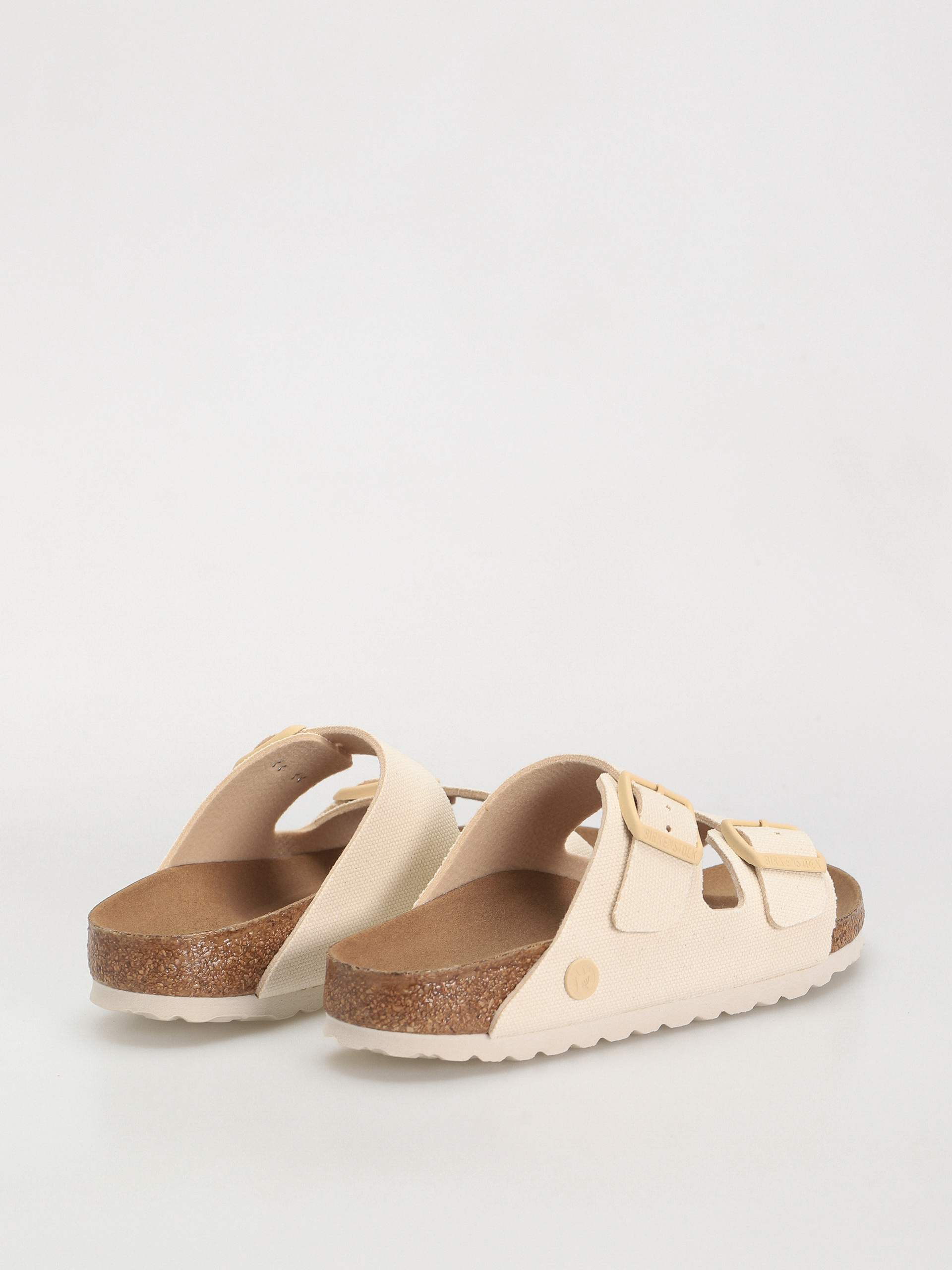 Шльопанці Birkenstock Arizona Vegan Narrow Wmn (eggshell)