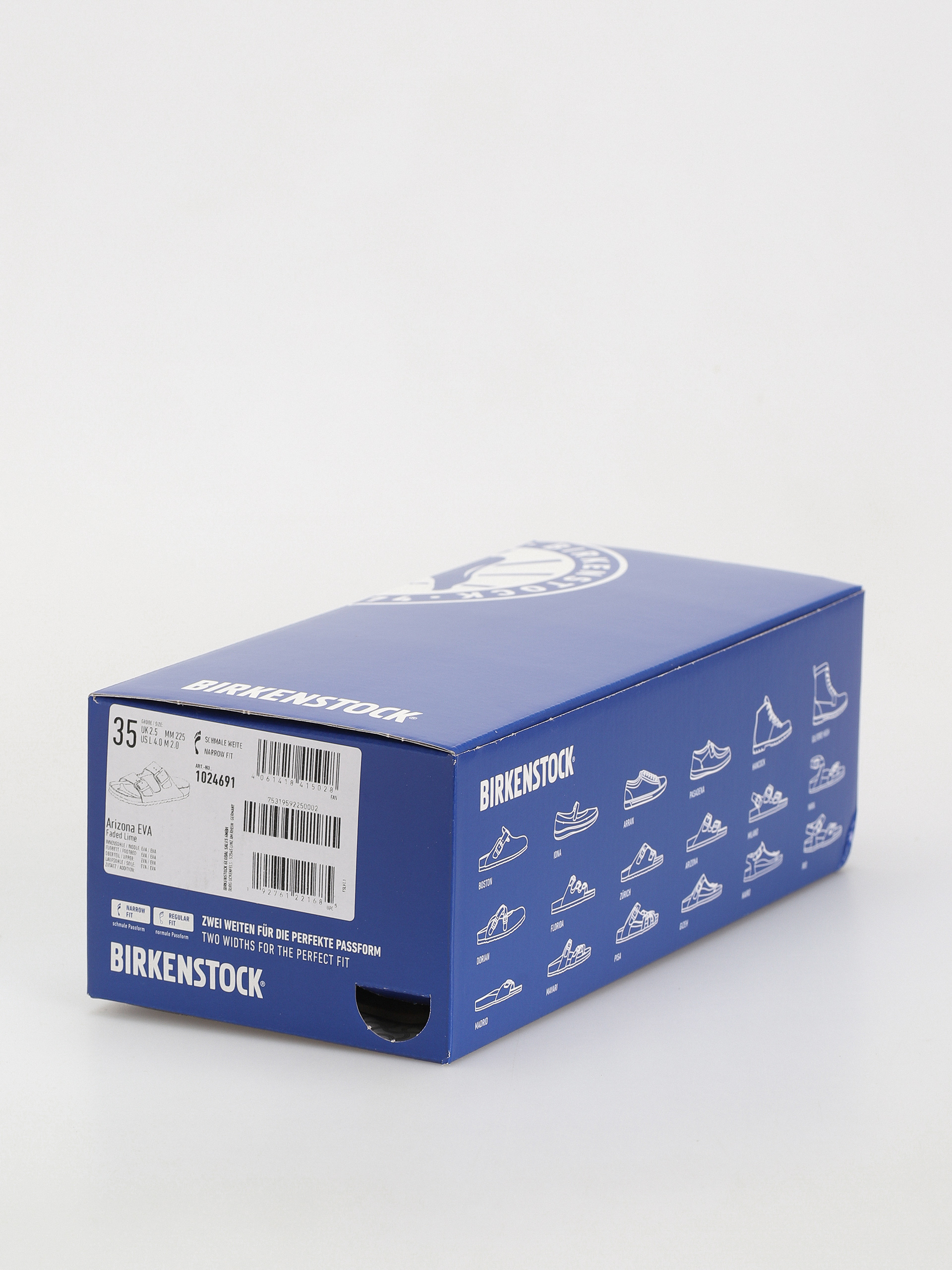 Шльопанці Birkenstock Arizona Essentials EVA Narrow Wmn (faded lime)