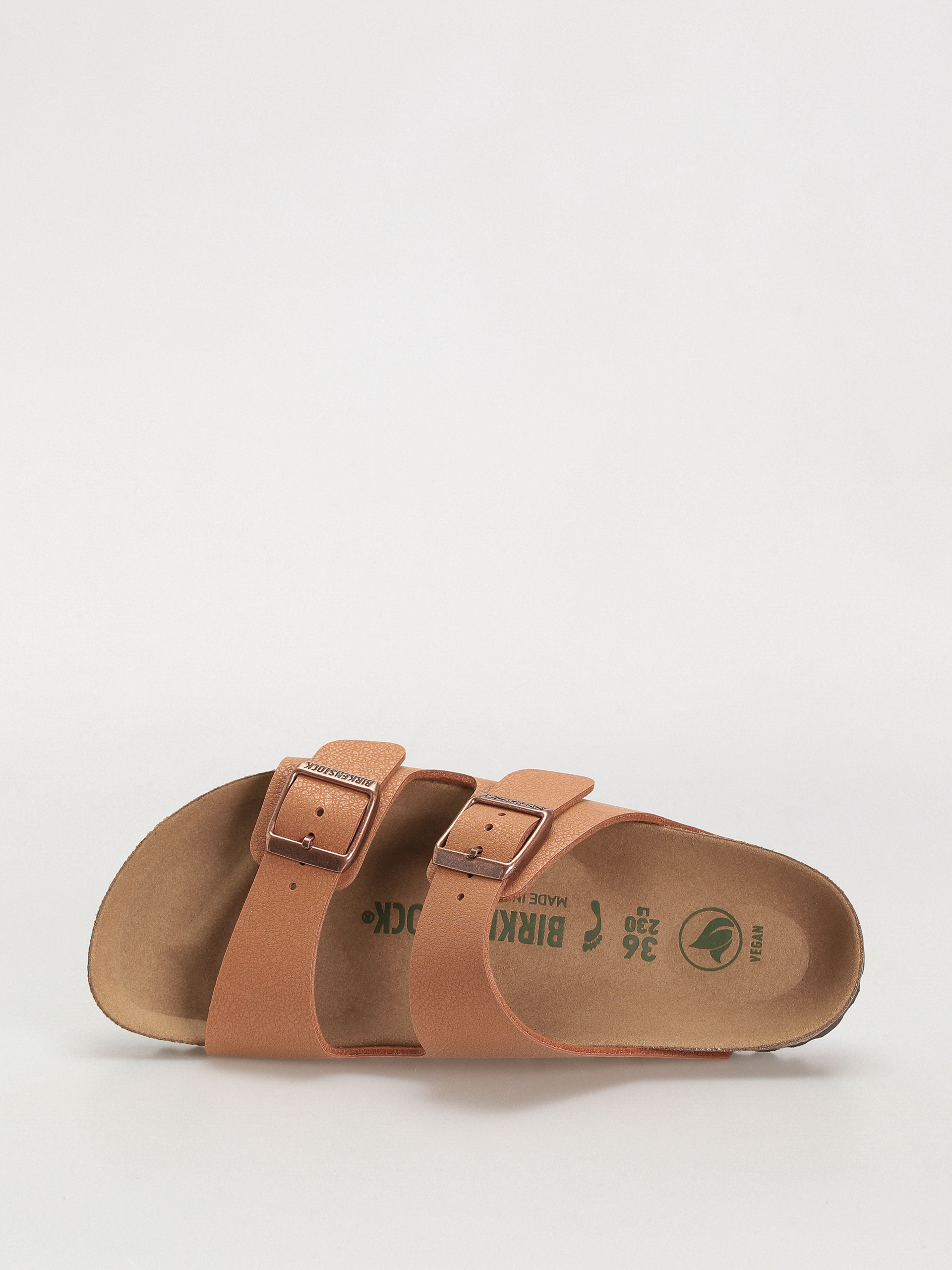 Шльопанці Birkenstock Arizona Birko Flor Nubuck Narrow Wmn (pecan)