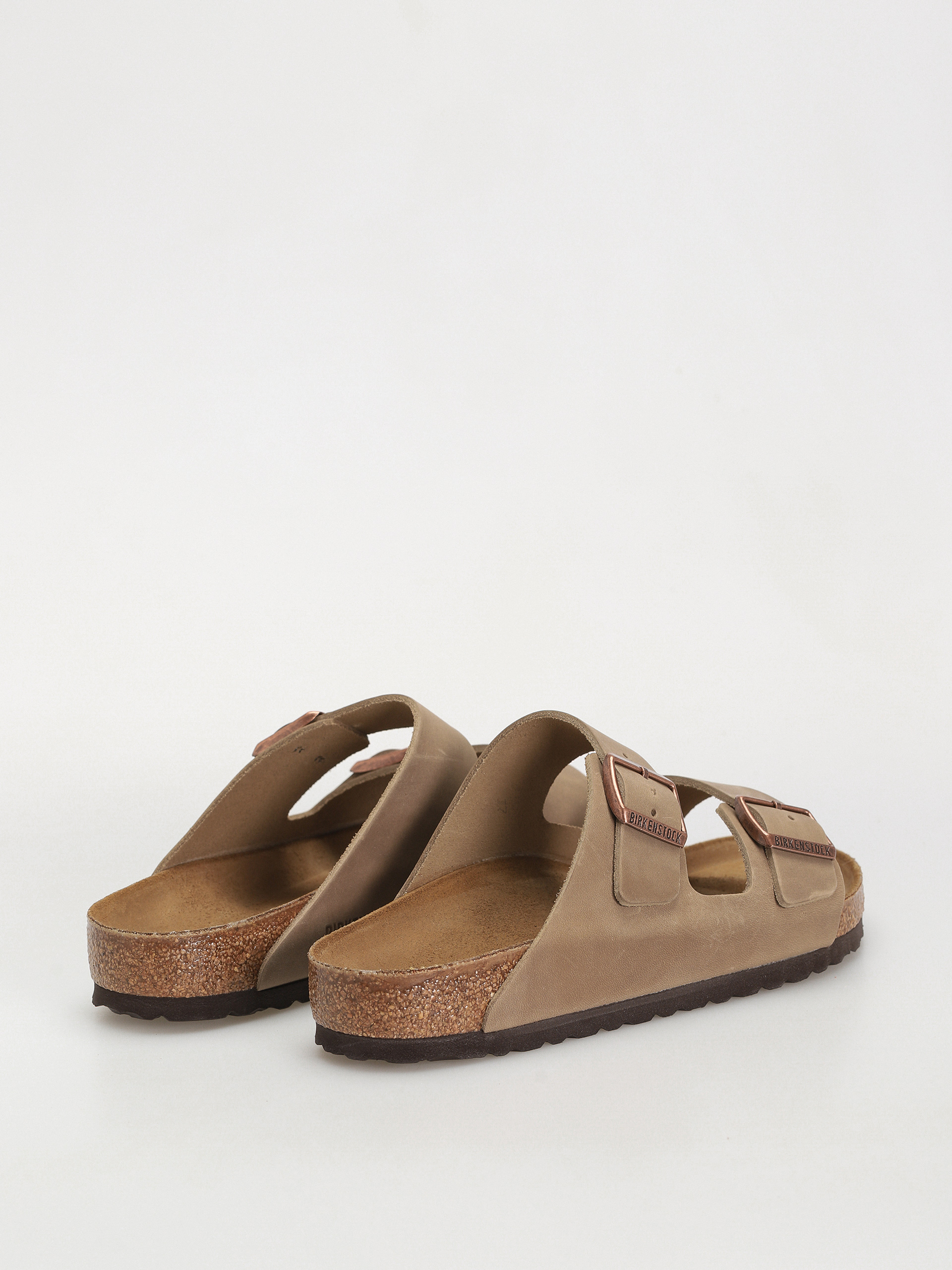 Шльопанці Birkenstock Arizona Oiled Leather Regular (tobacco brown)