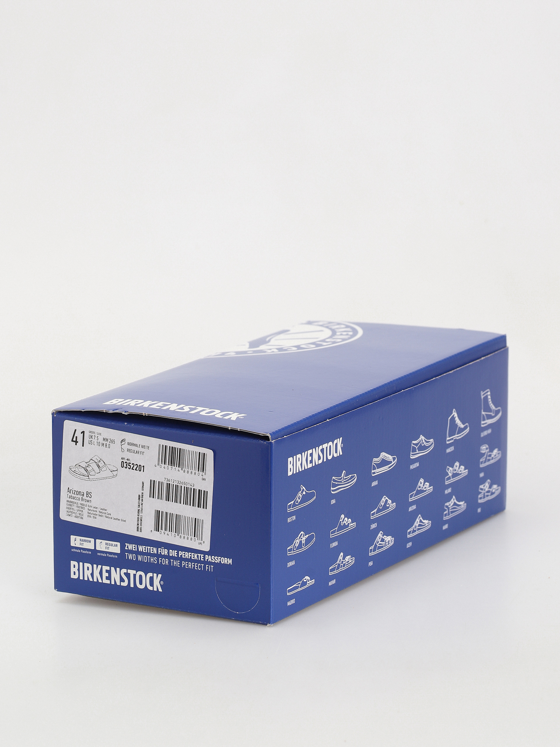 Шльопанці Birkenstock Arizona Oiled Leather Regular (tobacco brown)