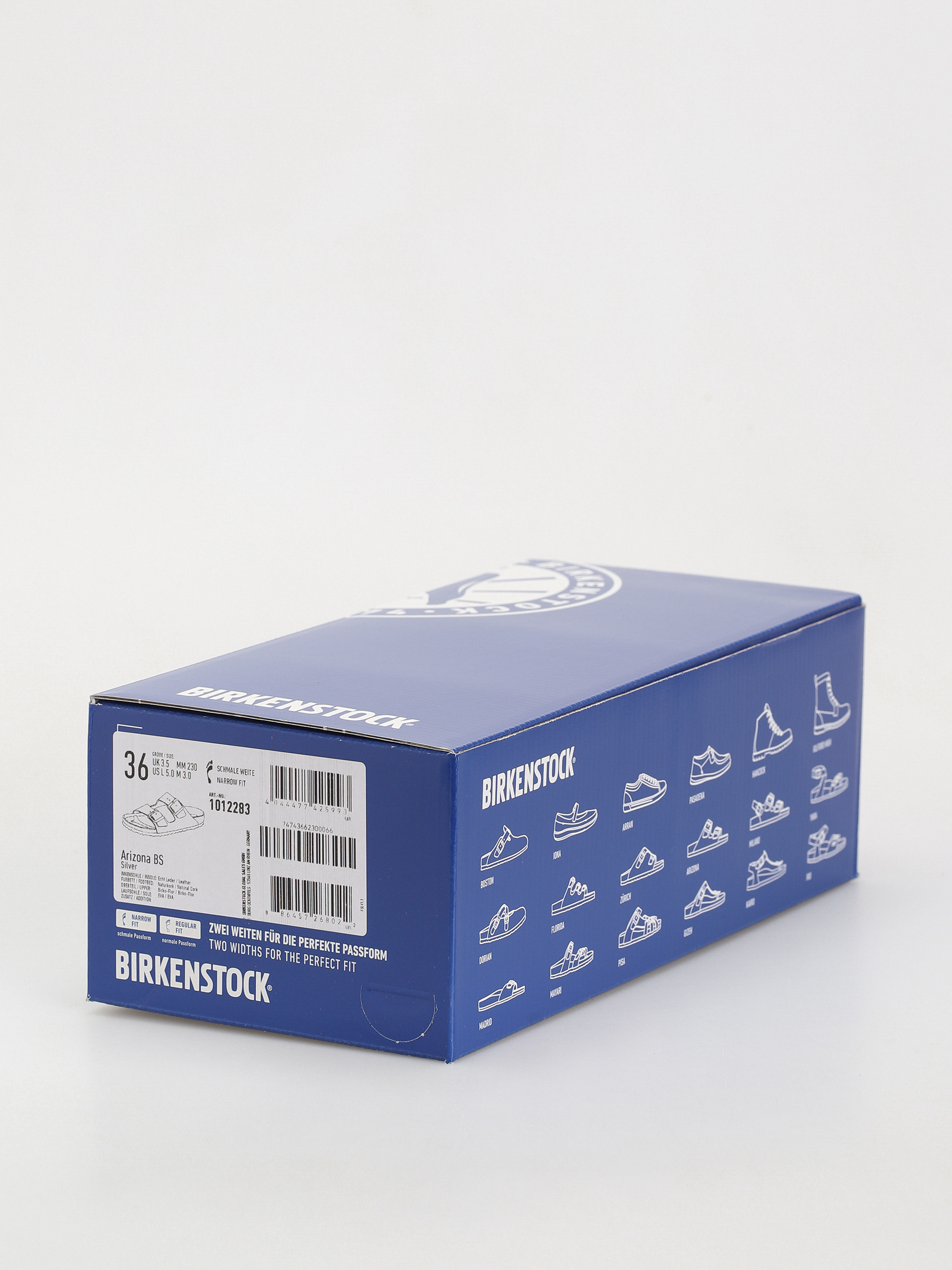 Шльопанці Birkenstock Arizona Birko Flor Narrow Wmn (silver)