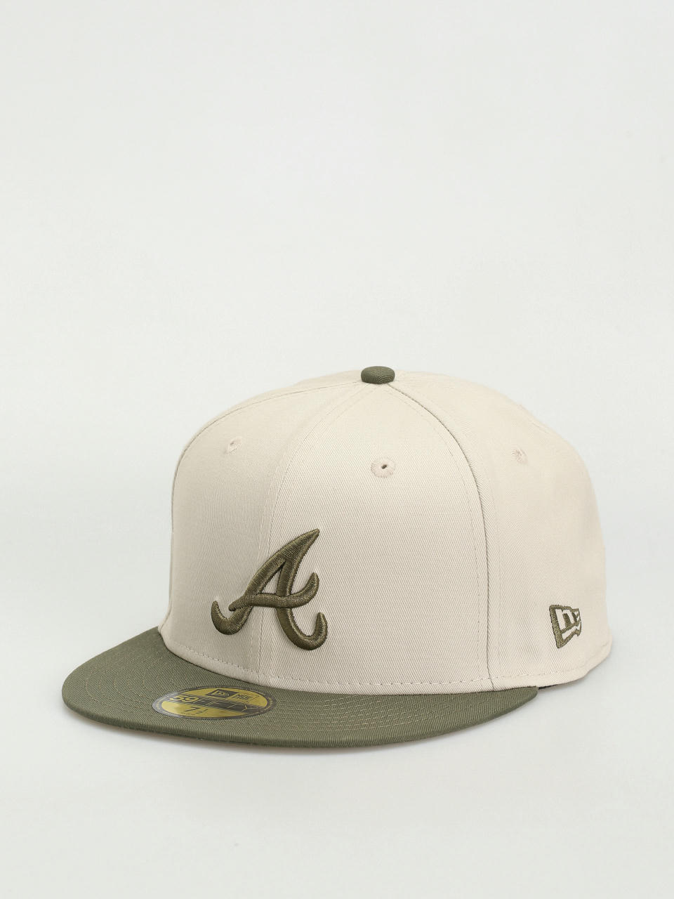 Кепка New Era White Crown 59Fifty Atlanta Braves (khaki/white)