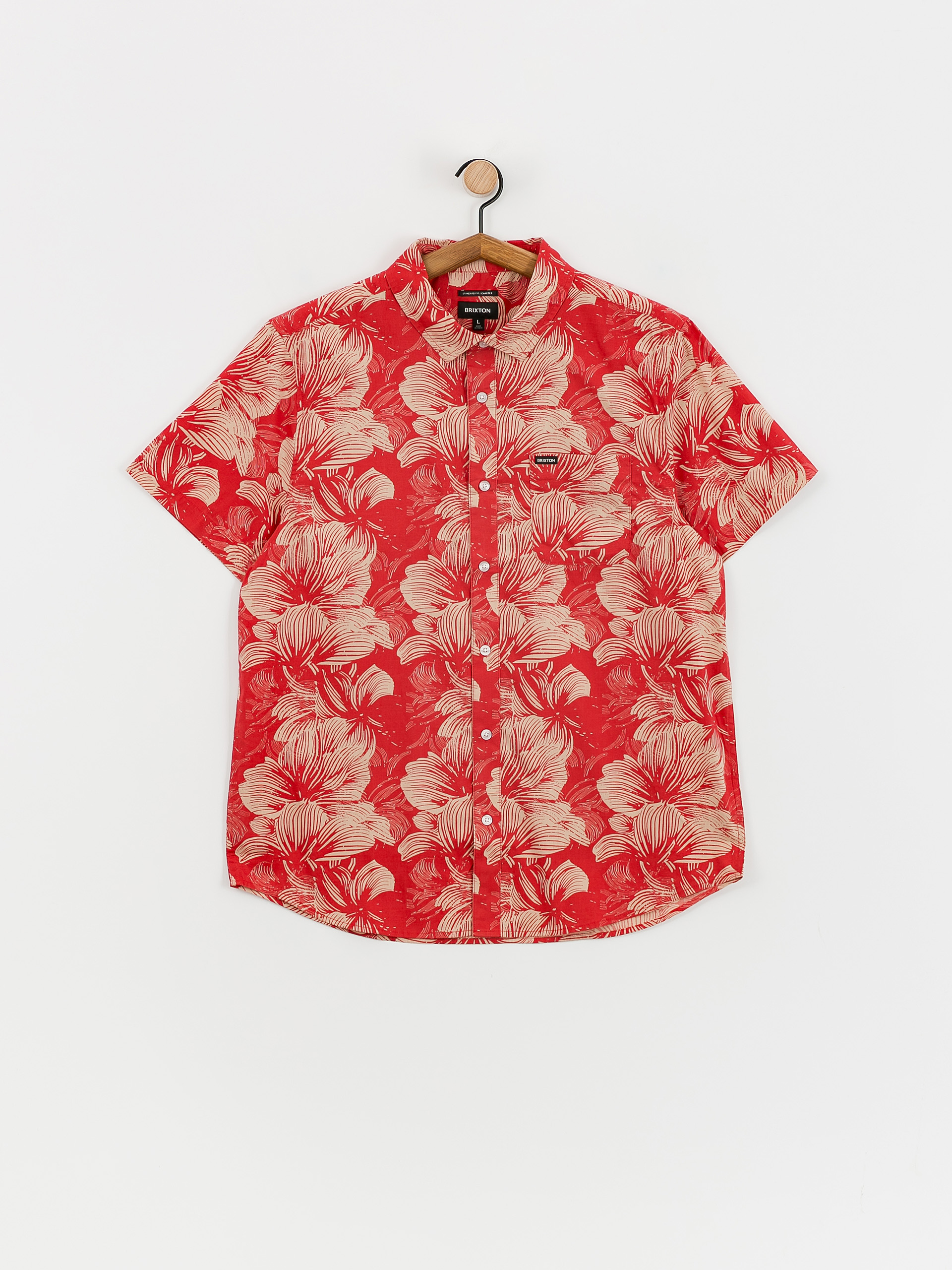 Сорочка Brixton Charter Print (casa red/oatmilk floral)