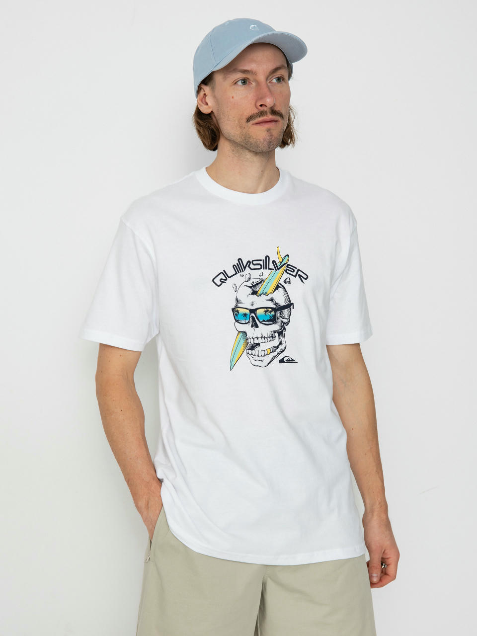 Футболка Quiksilver One Last Surf (white)