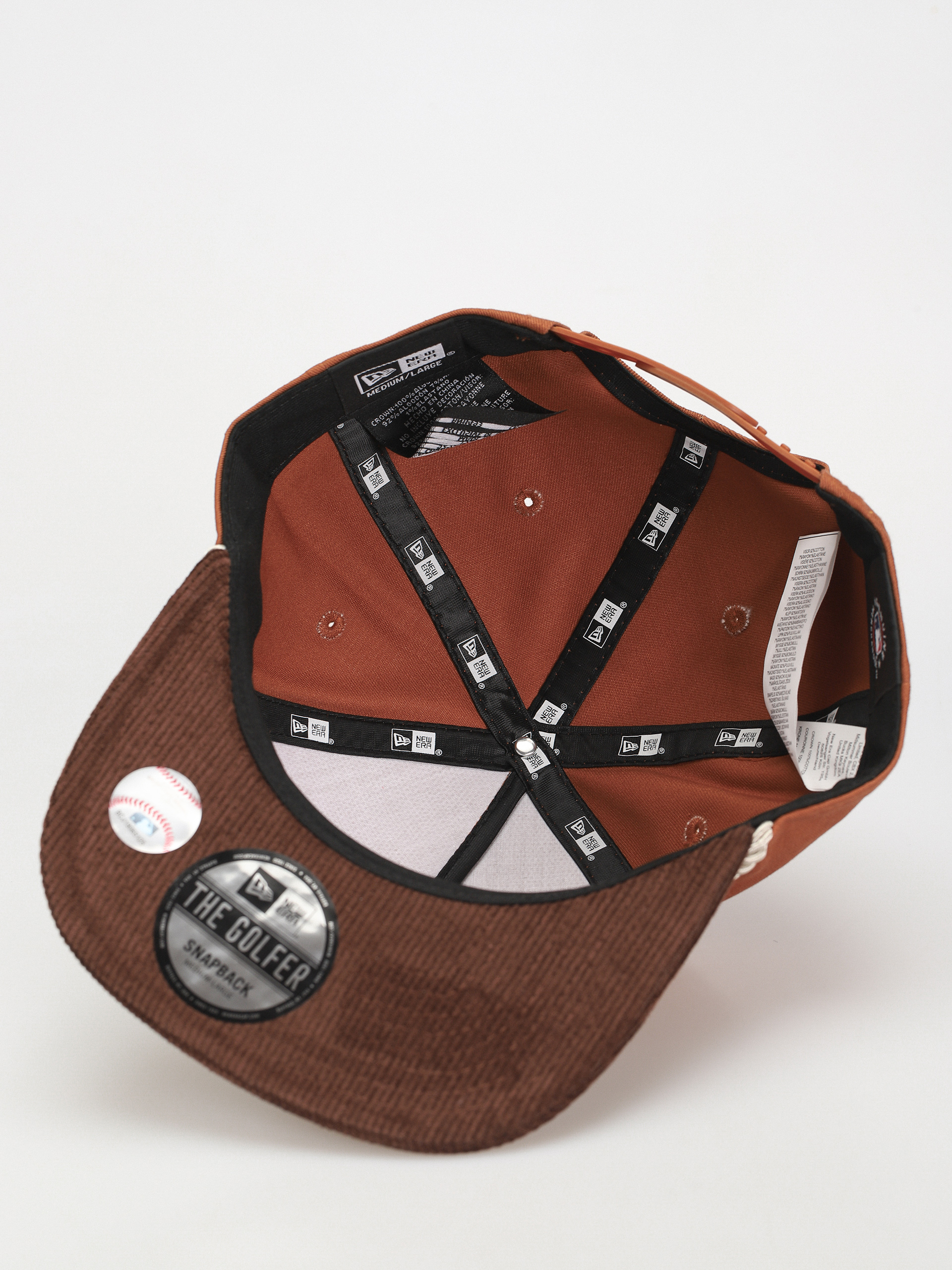Кепка New Era Cord Golfer Atlanta Braves (brown/orange)