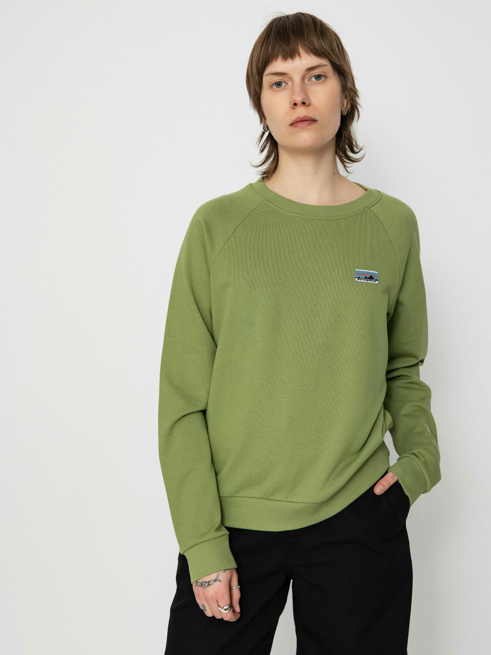 Світшот Patagonia Regenerative Organic Certified Cotton Essential Wmn (buckhorn green)