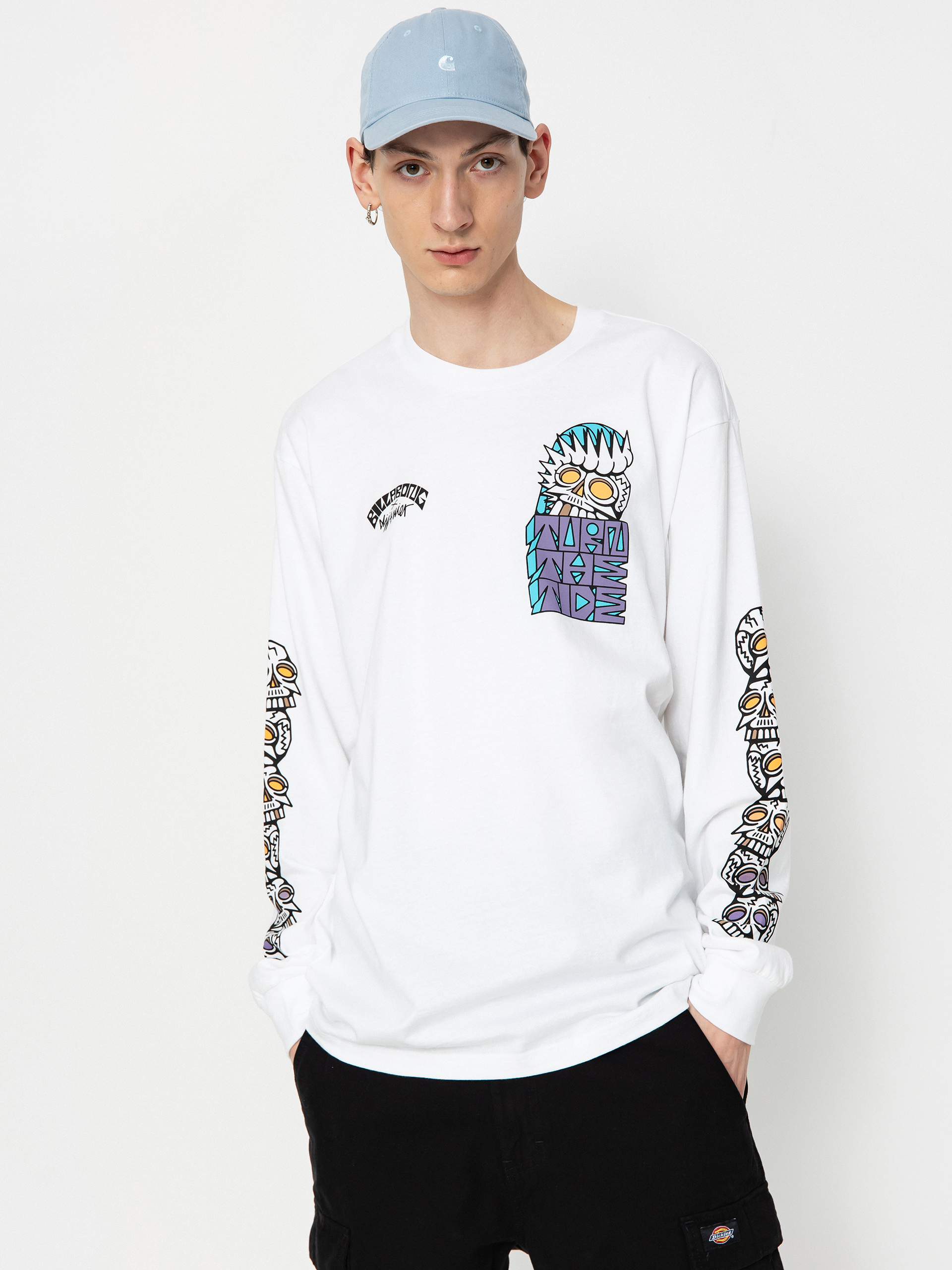 Лонгслів Billabong Skulls Og (white)