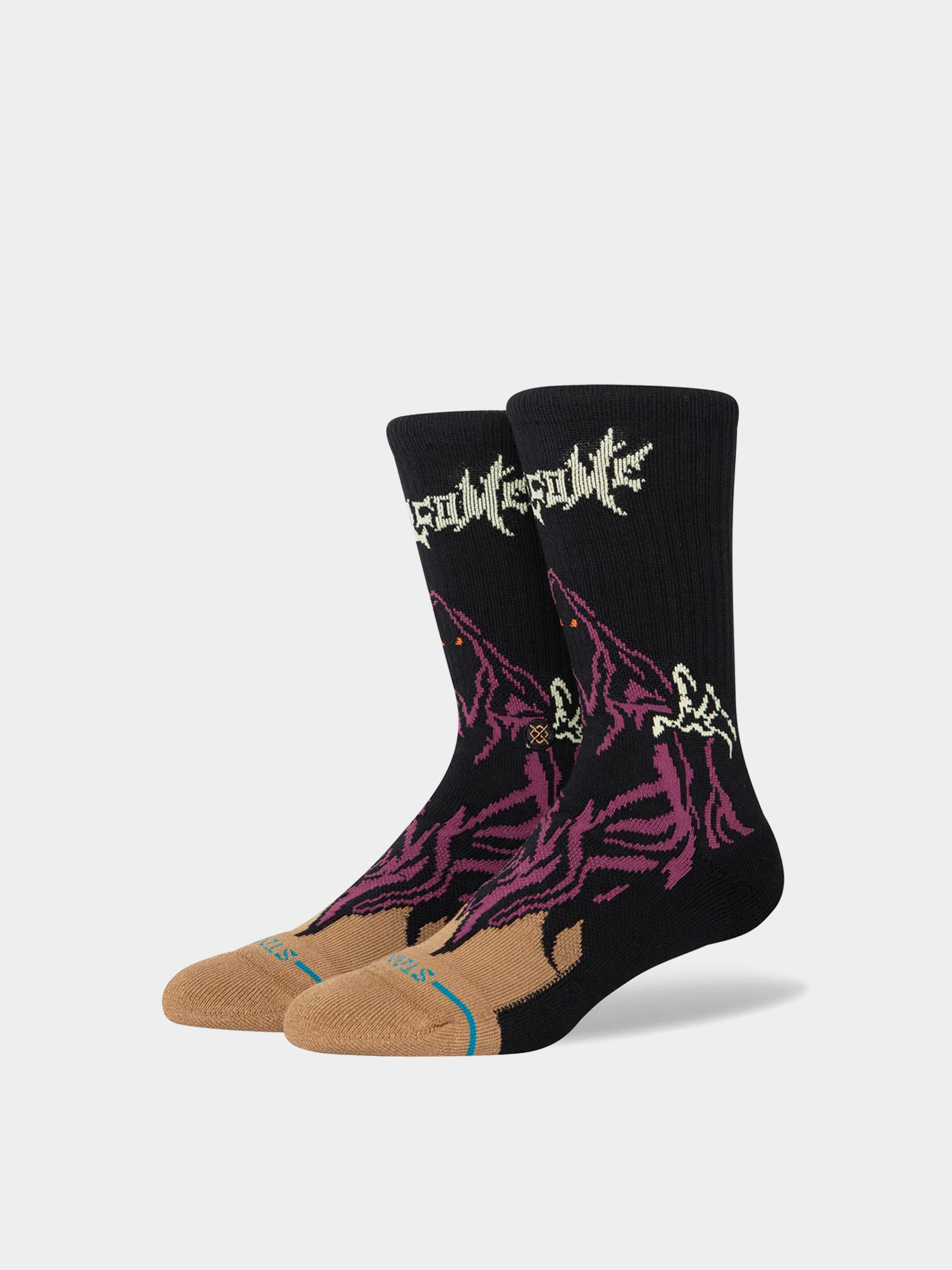  Шкарпетки Stance Welcome Skelly Crew (black)