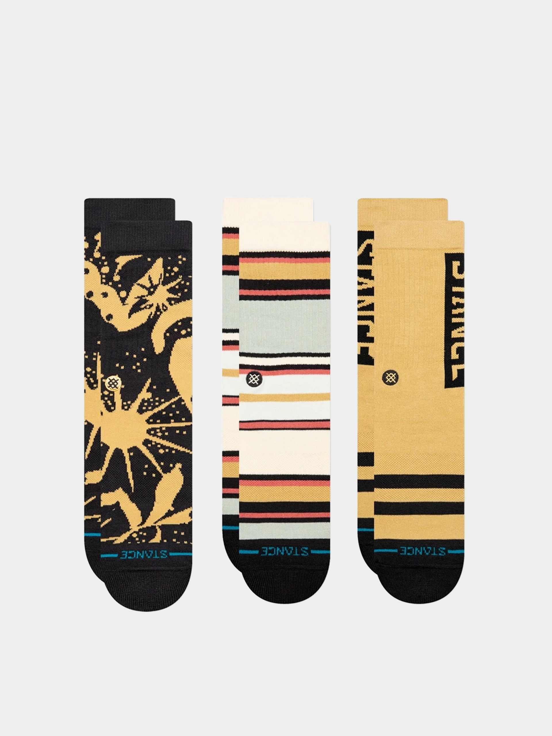  Шкарпетки Stance Dunes 3 Pack (black brown)