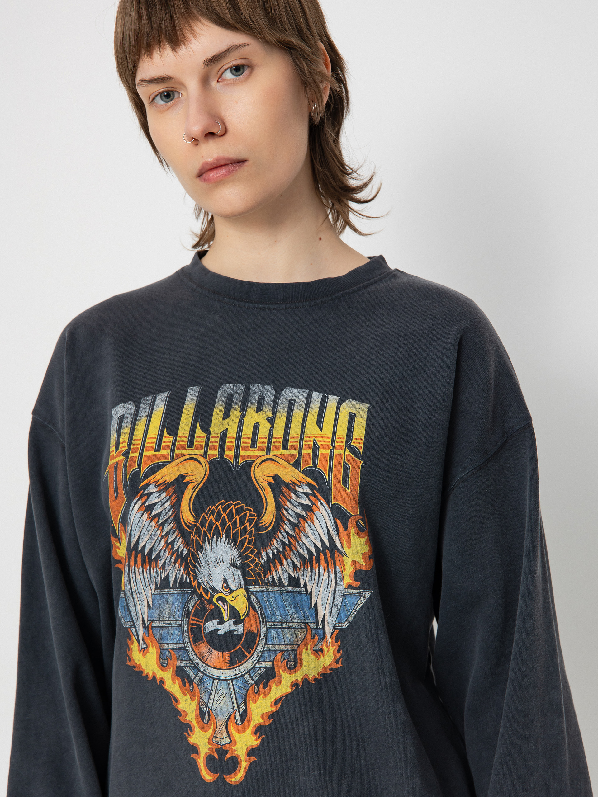 Світшот Billabong Thunder Crew Wmn (off black)