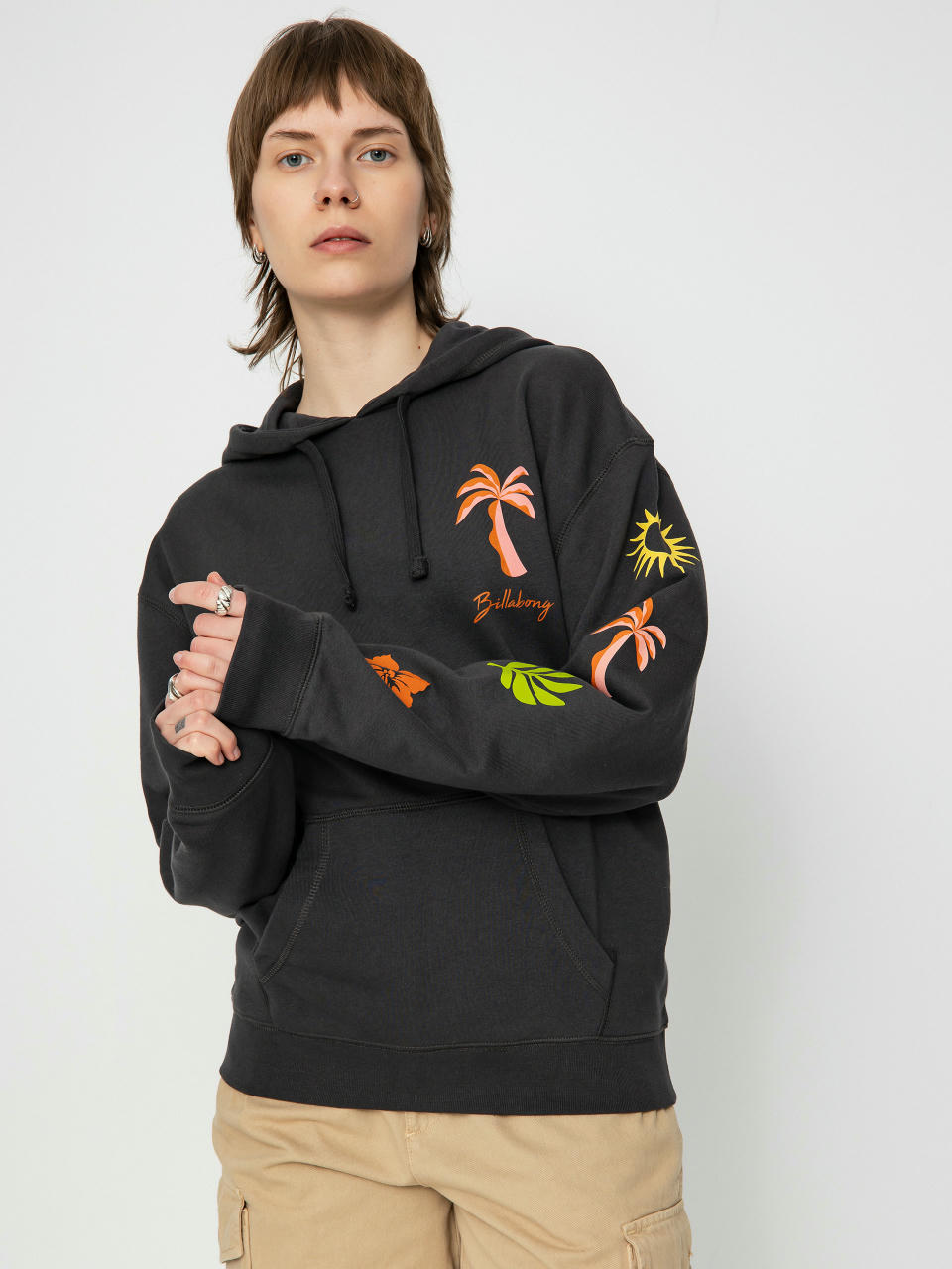 Худі Billabong Best Coast HD Wmn (off black)