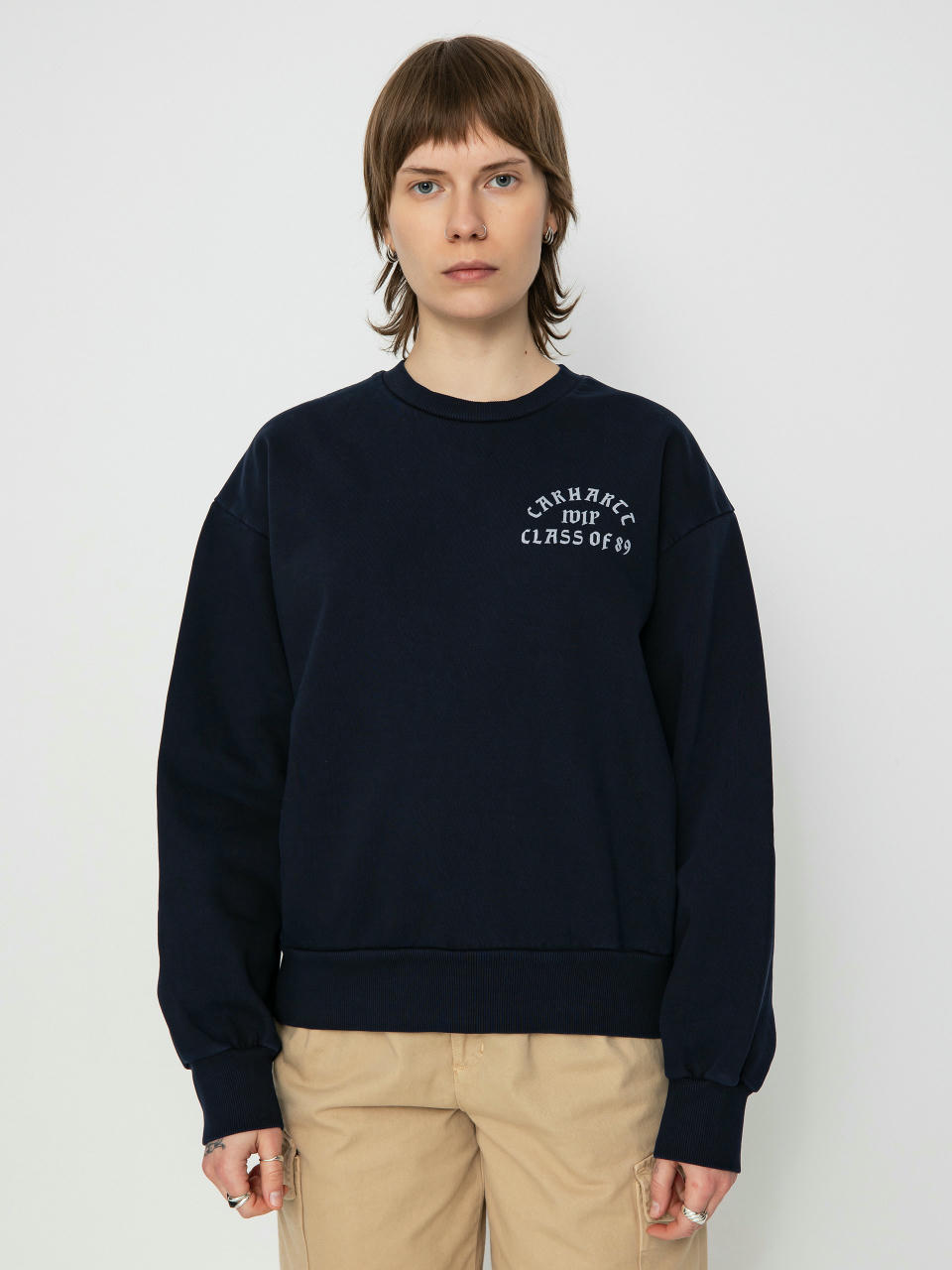 Світшот Carhartt WIP Class of 89 Wmn (dark navy/white)