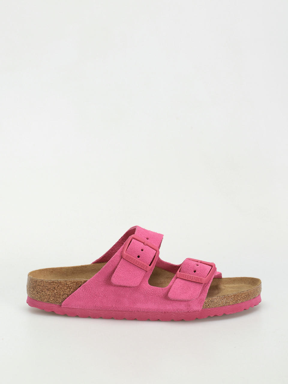 Шльопанці Birkenstock Arizona Suede Leather Narrow Wmn (fuchsia tulip)