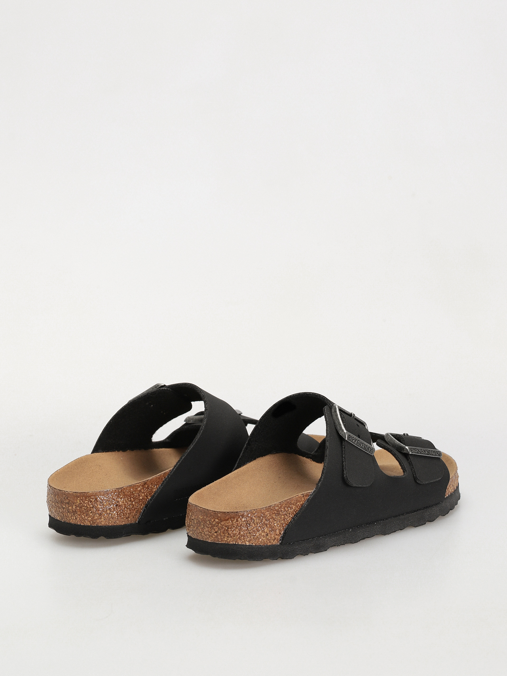 Шльопанці Birkenstock Arizona Birko Flor Nubuck Narrow Wmn (black)