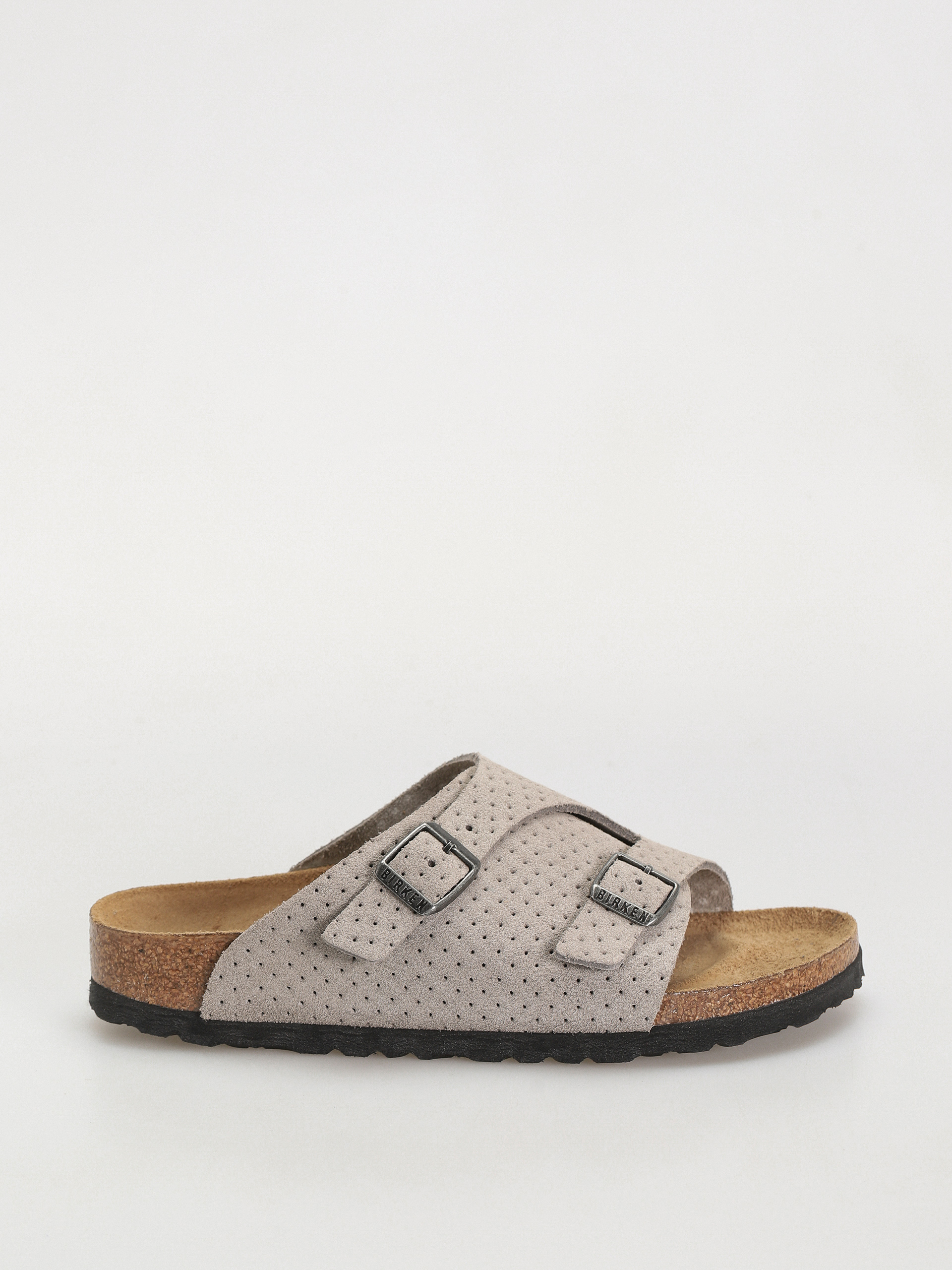 u0428u043bu044cu043eu043fu0430u043du0446u0456 Birkenstock Zurich Suede Embossed Narrow Wmn (emboss dots stone coin)