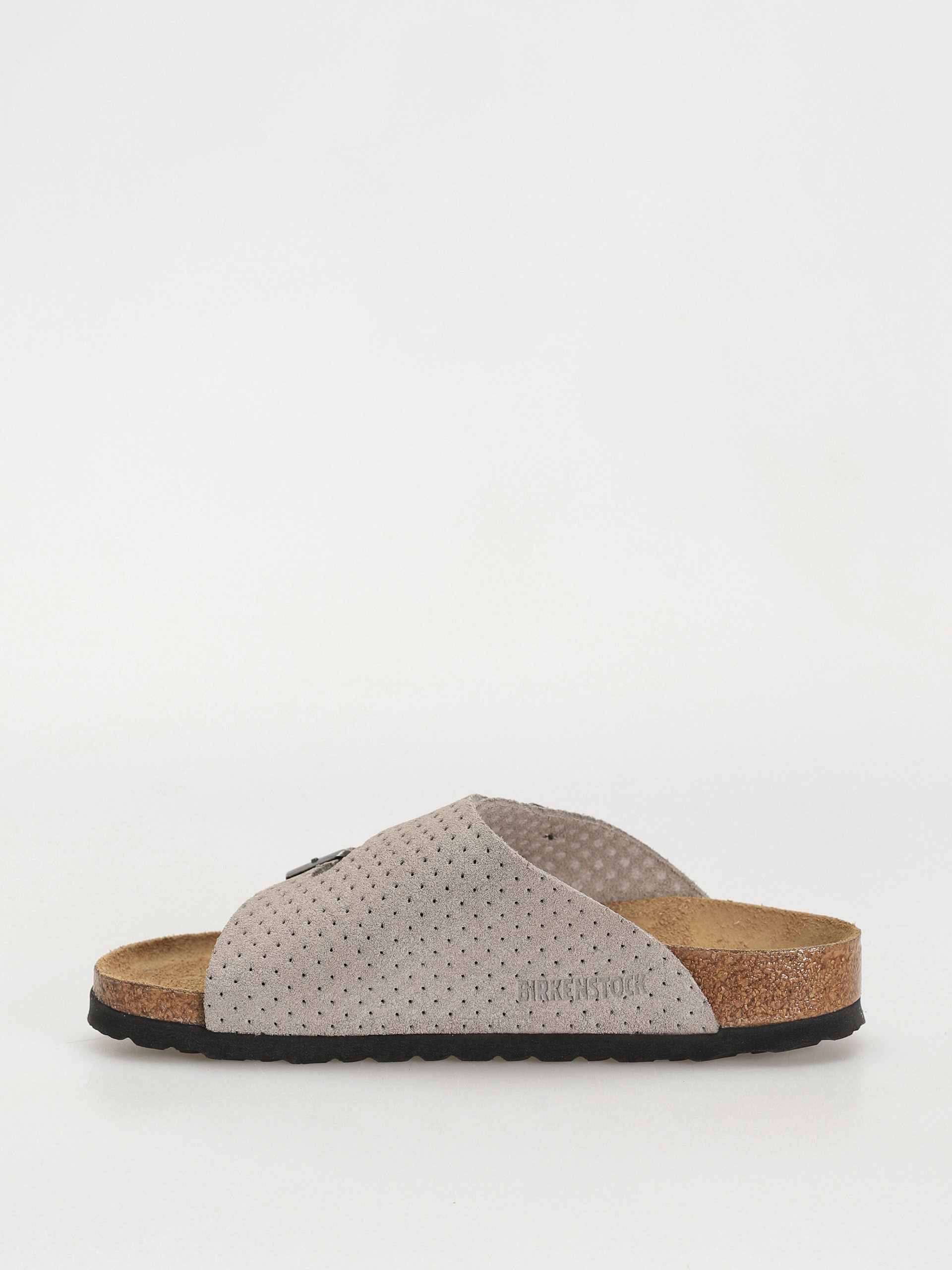 Шльопанці Birkenstock Zurich Suede Embossed Narrow Wmn (emboss dots stone coin)
