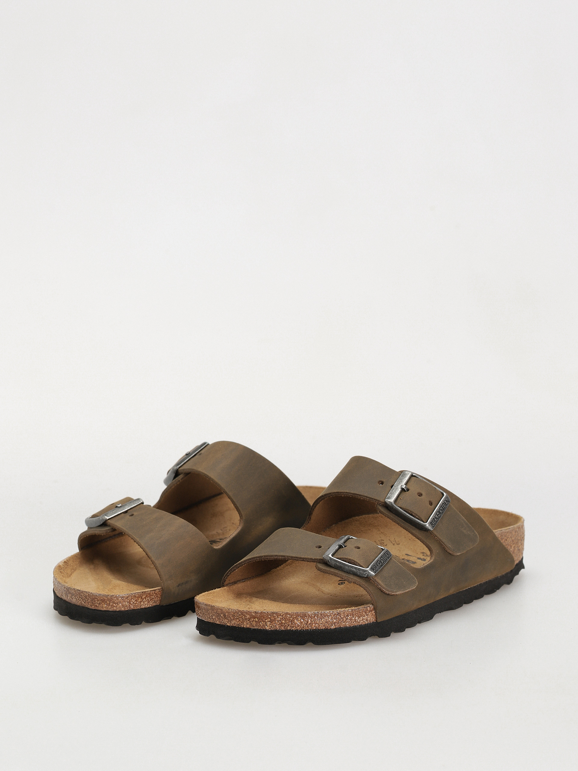 Шльопанці Birkenstock Arizona Oiled Leather Narrow Wmn (faded khaki)