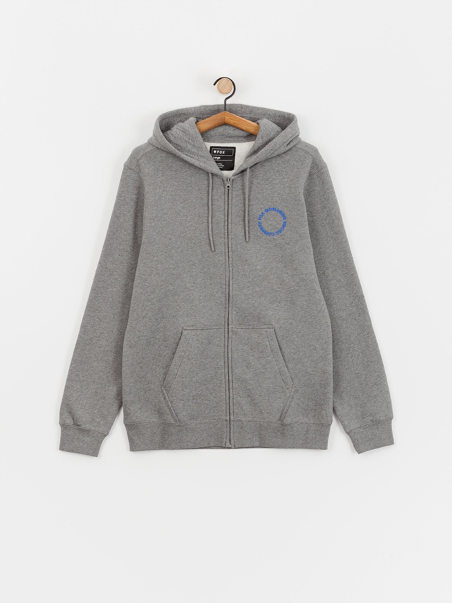 Худі Fox Next Level ZHD (heather graphite)