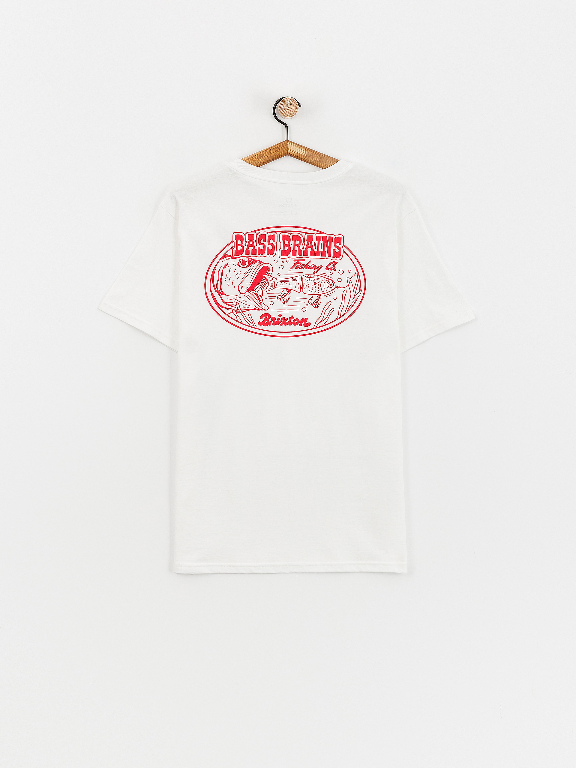Футболка Brixton Bass Brains Swim Stt (white)