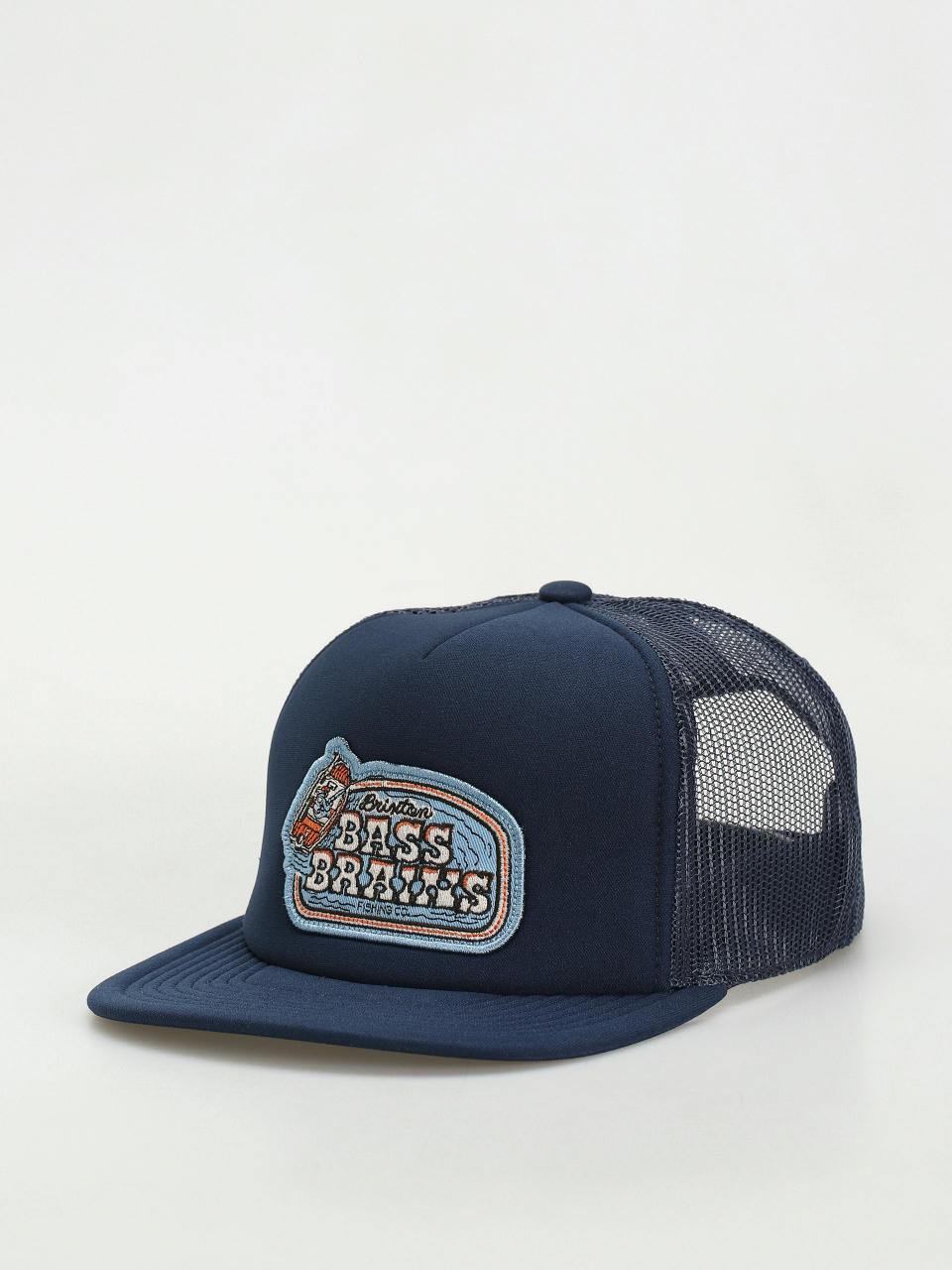 Кепка Brixton Bass Brains Boat Hp Trucker Ha (washed navy)