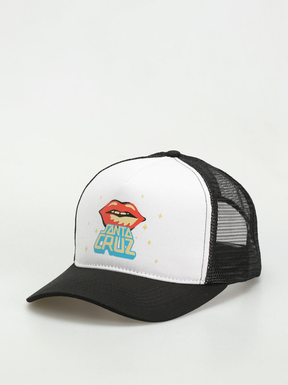 Кепка Santa Cruz Johnson Danger Zone Lips (white/black)