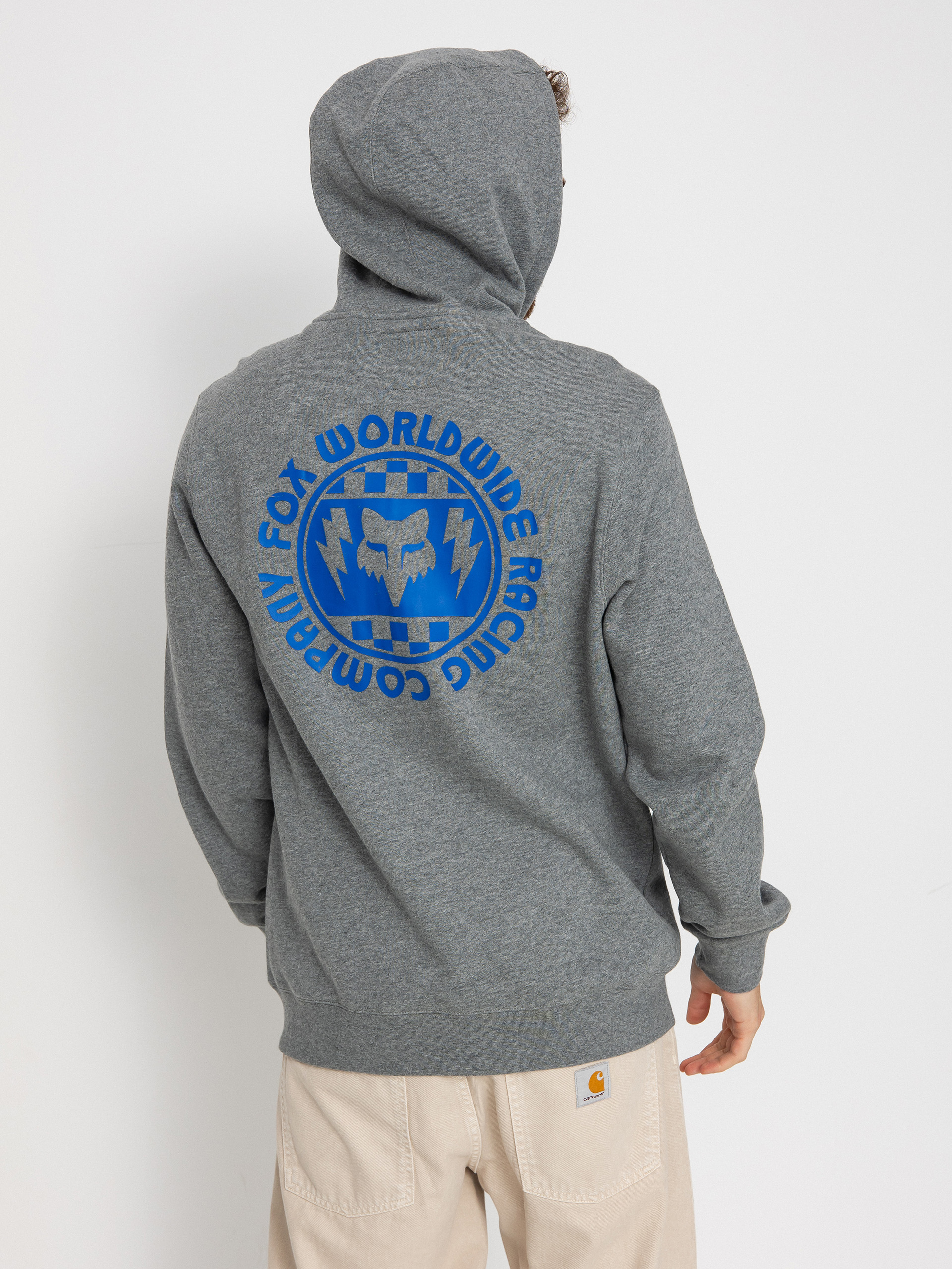 Худі Fox Next Level ZHD (heather graphite)