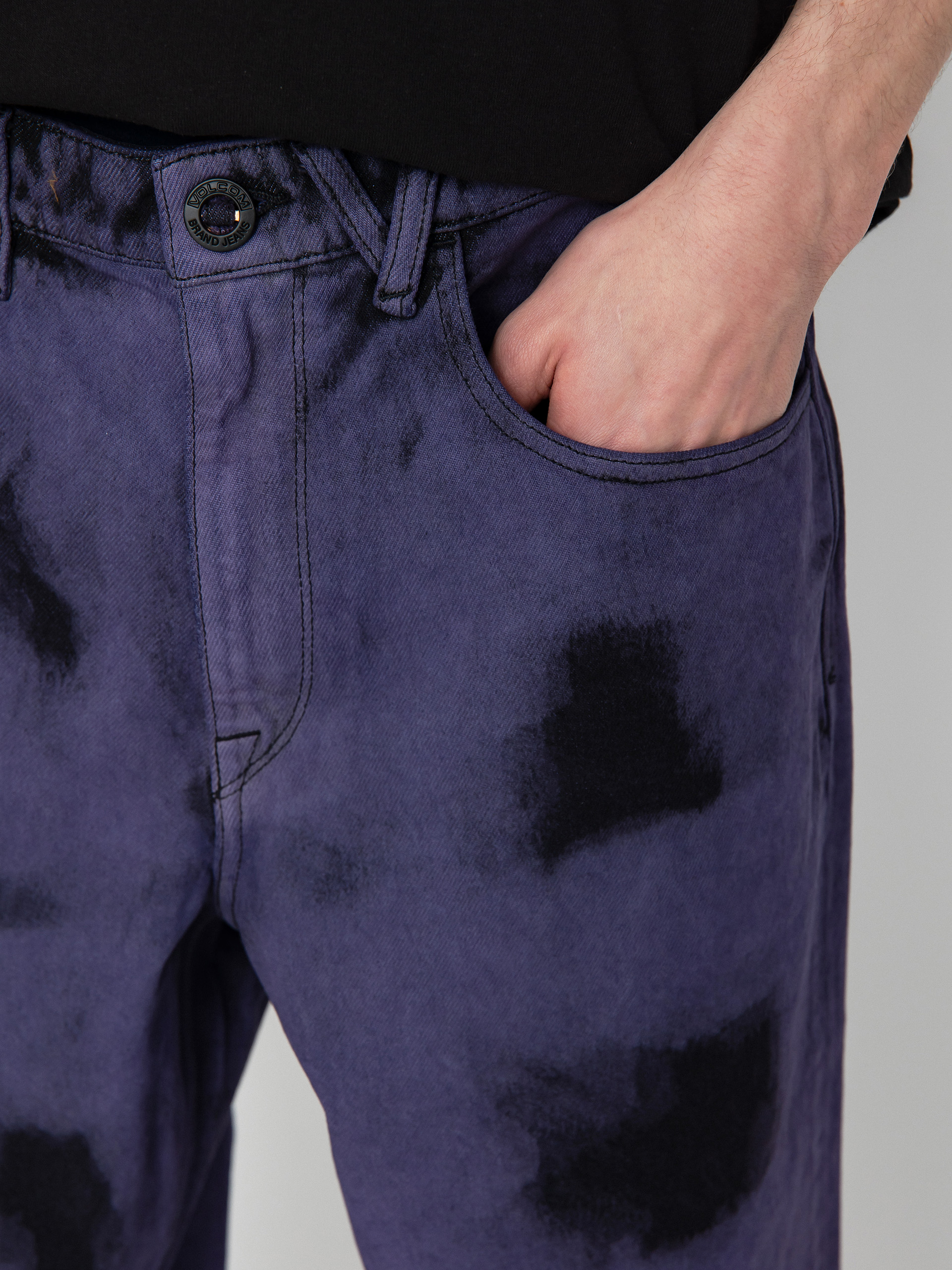 Штани Volcom Billow Denim (deep purple)
