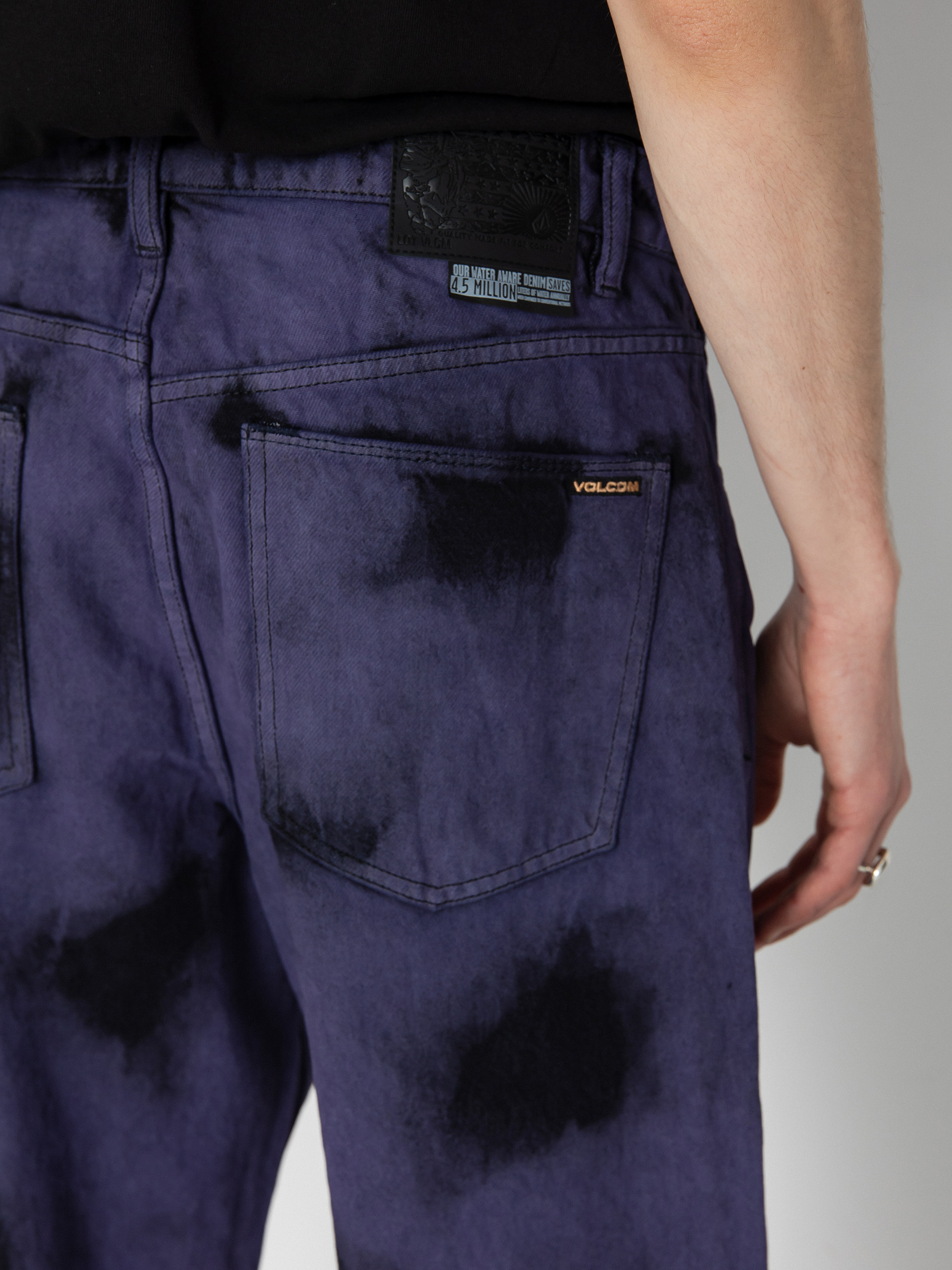Штани Volcom Billow Denim (deep purple)