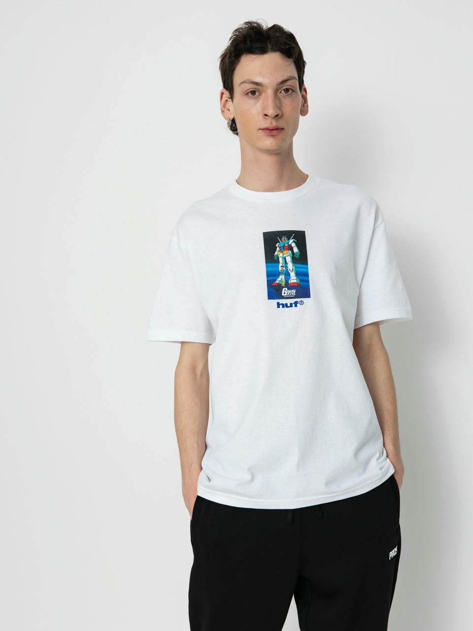 Футболка HUF X Gundam Rx-78 (white)