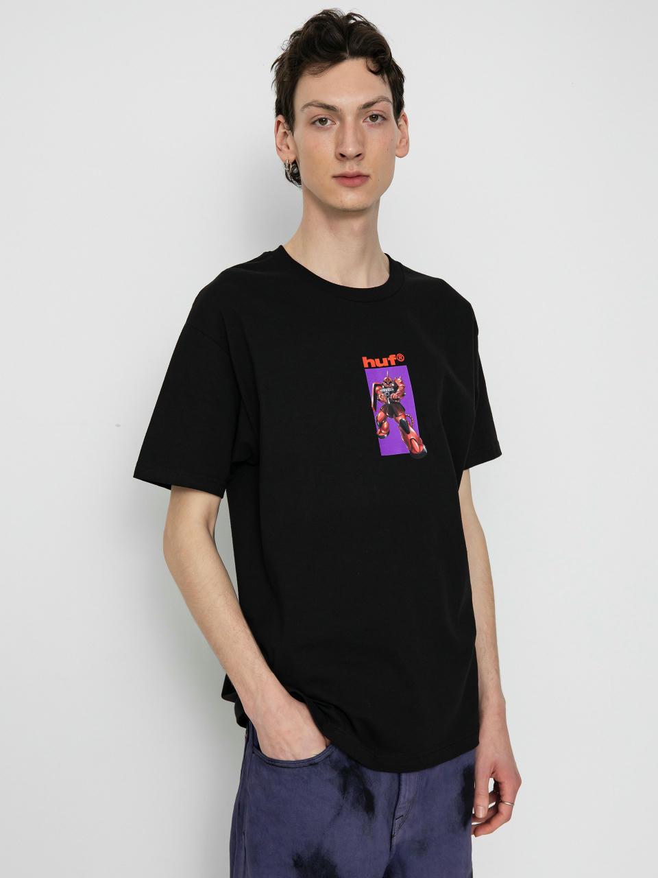 Футболка HUF X Gundam Chars Zaku (black)