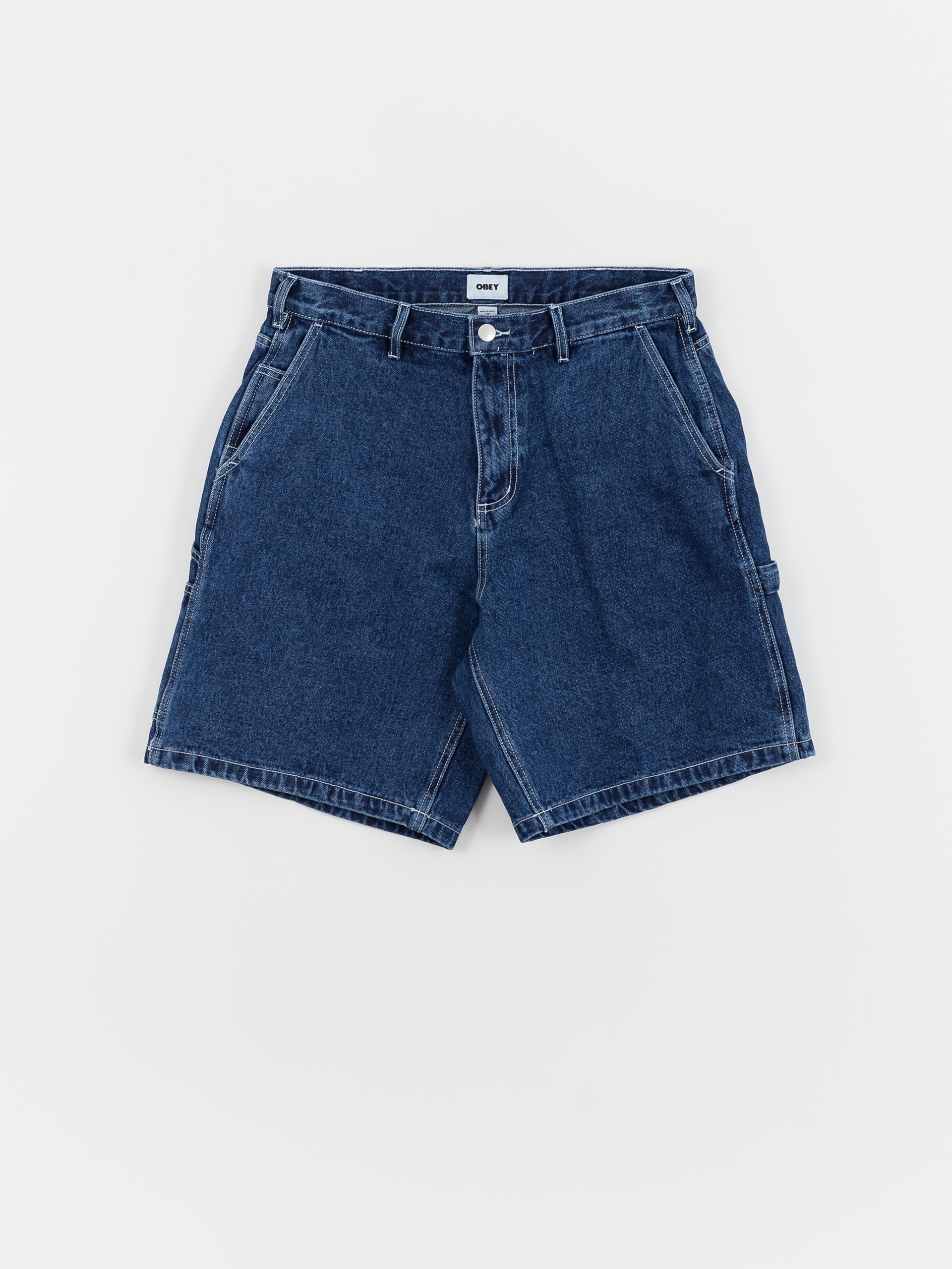 Шорти OBEY Bigwig Denim Carpenter (stone wash indigo)