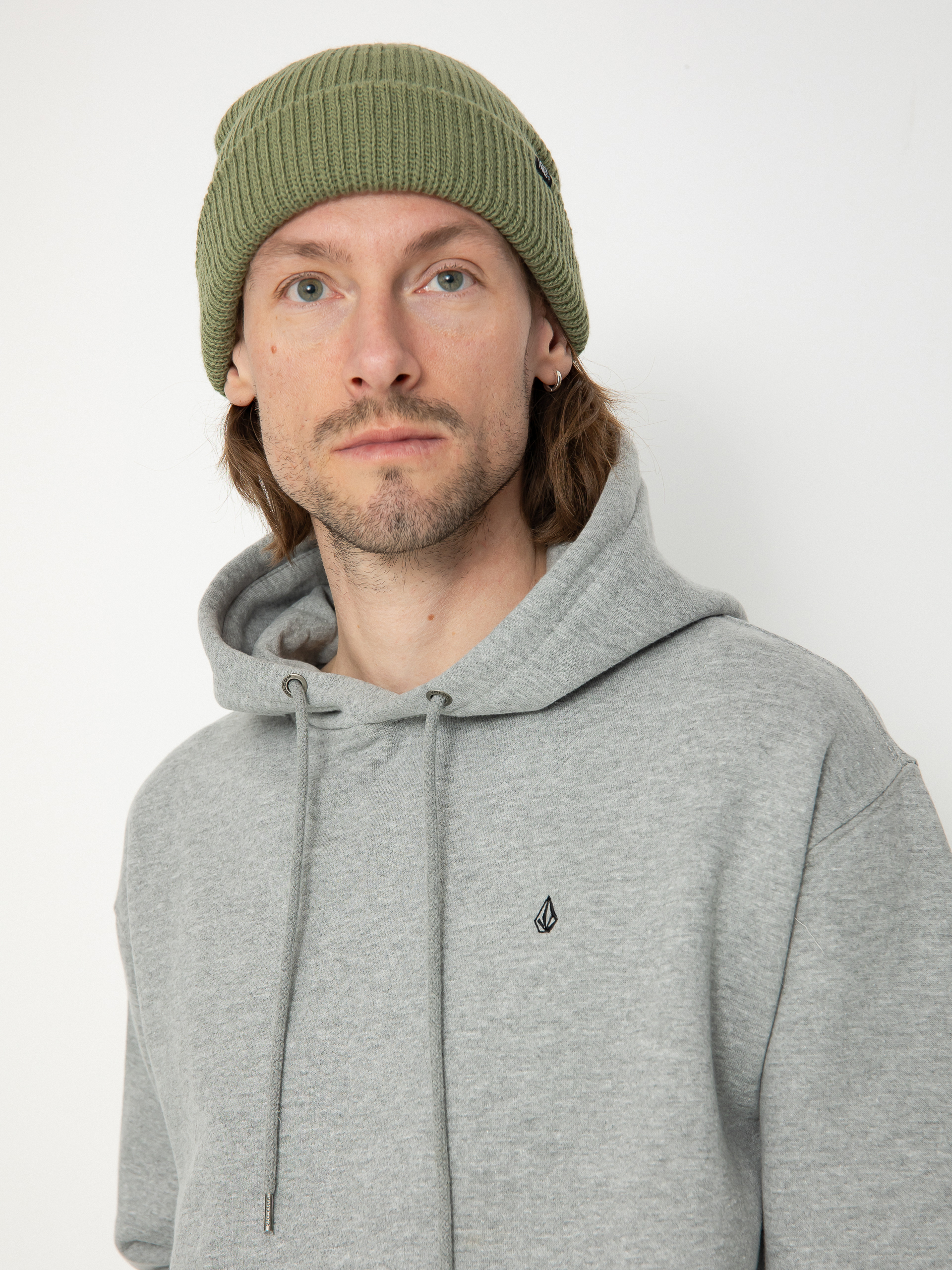 Худі Volcom Single Stone HD (heather grey)